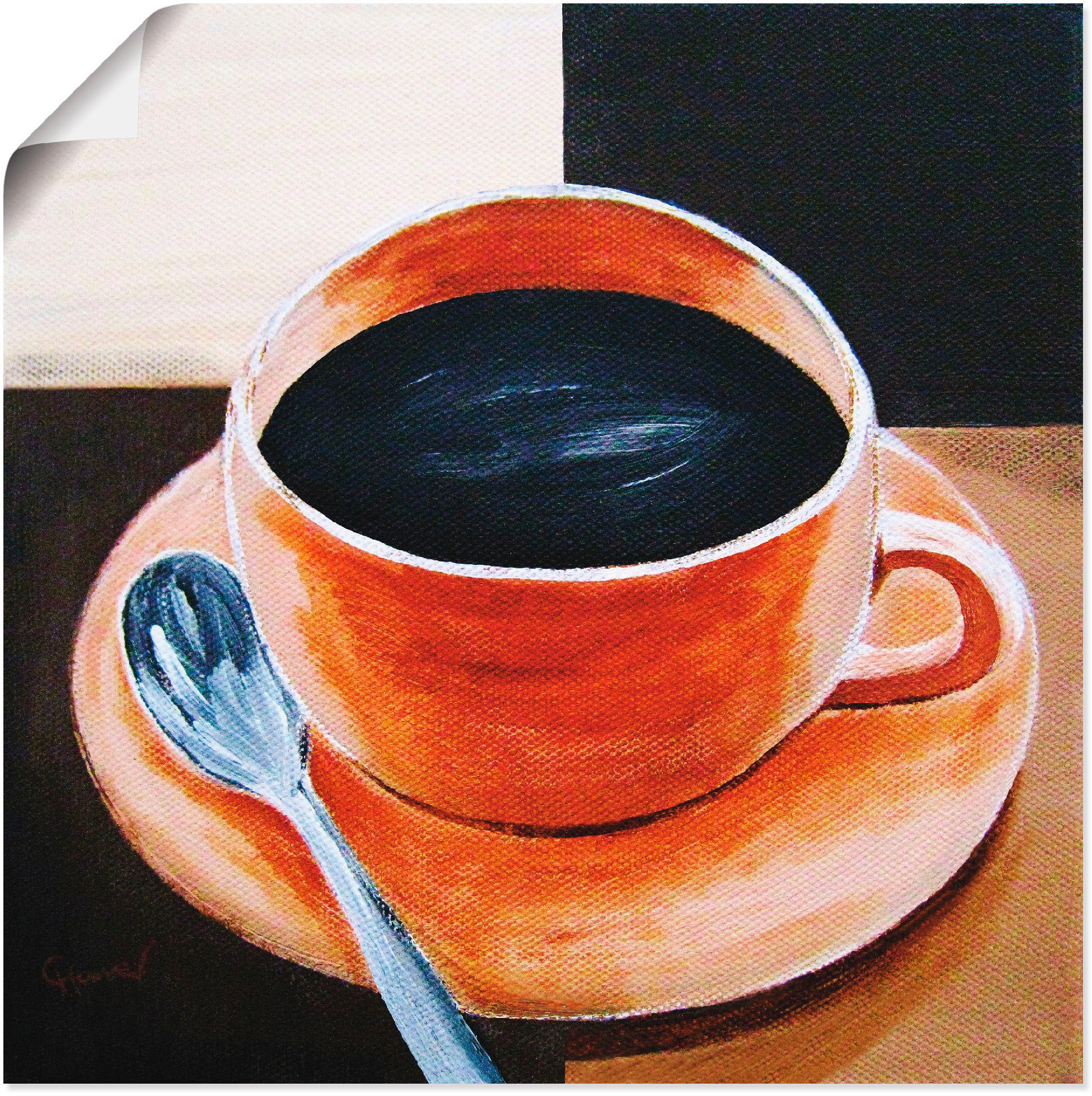 Artland Wandbild »Kaffee«, Getränke, Leinwandbild, Wandaufkleber St.), versch. Online Poster OTTO Größen als Shop in im (1 oder