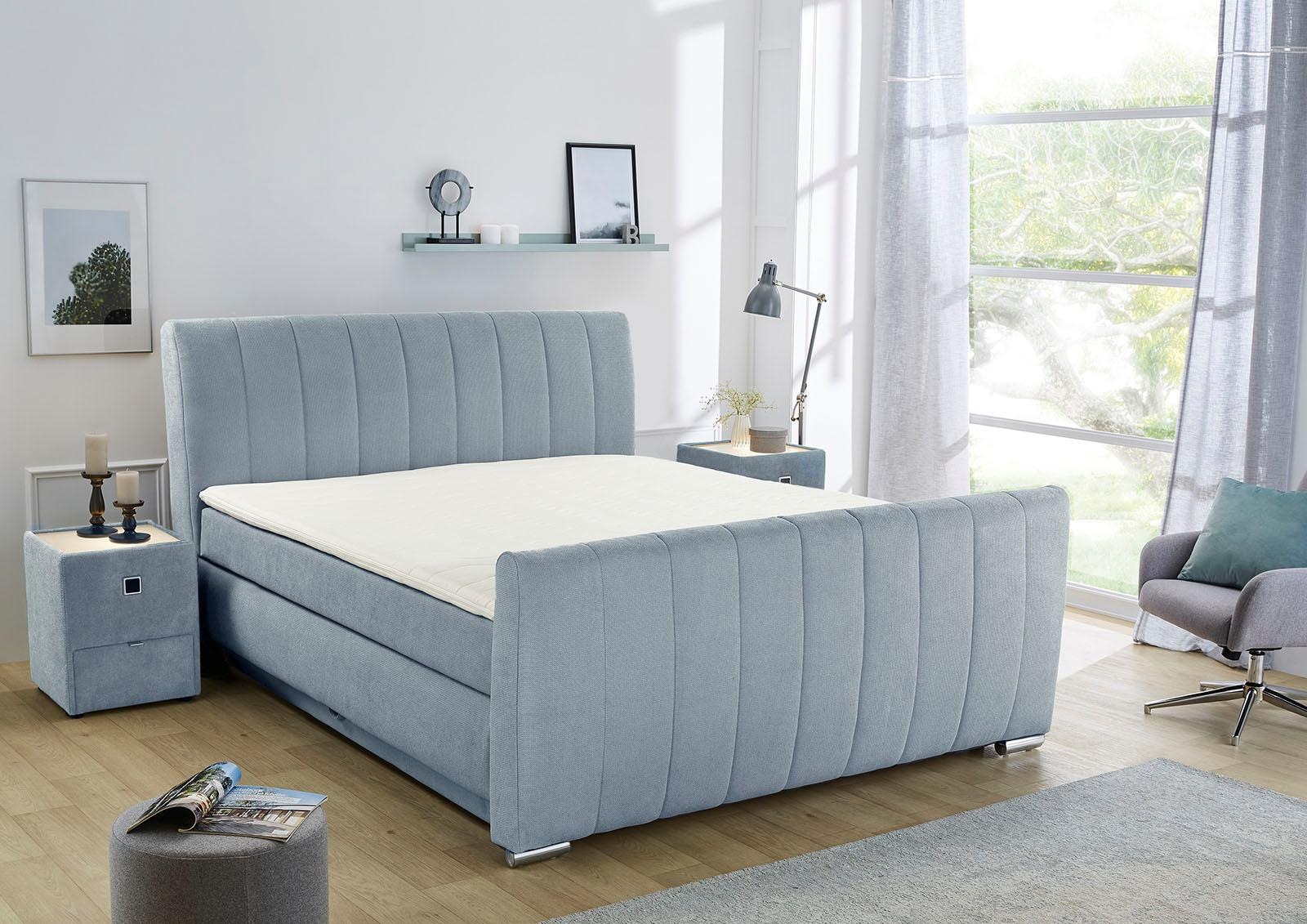 Jockenhöfer Gruppe Boxspringbett, mit Bettkasten und Kaltschaum-Topper