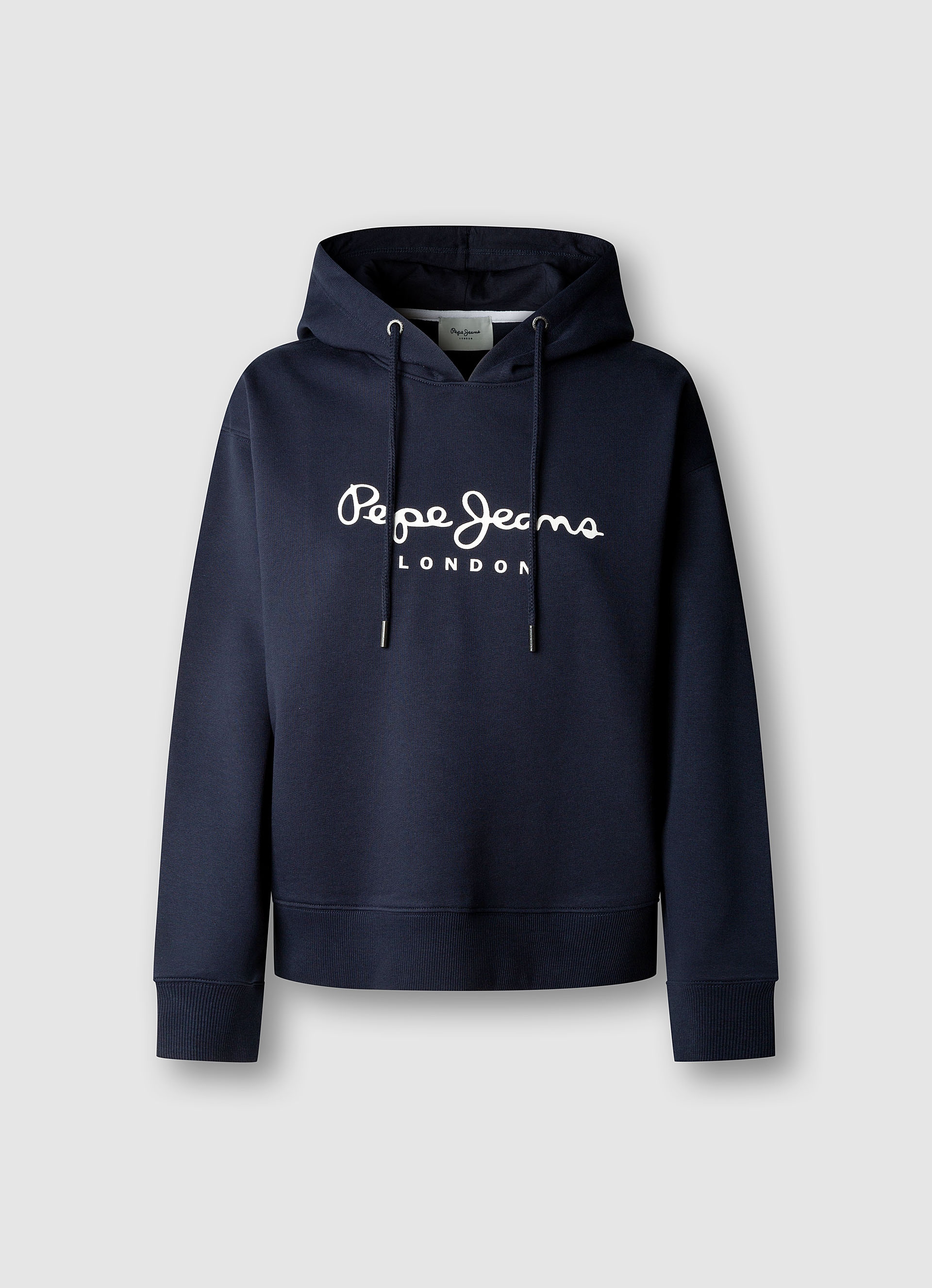 Pepe Jeans Hoodie »BADDY HOODIE«, aus einem Baumwoll-Mix, Logoschriftzug
