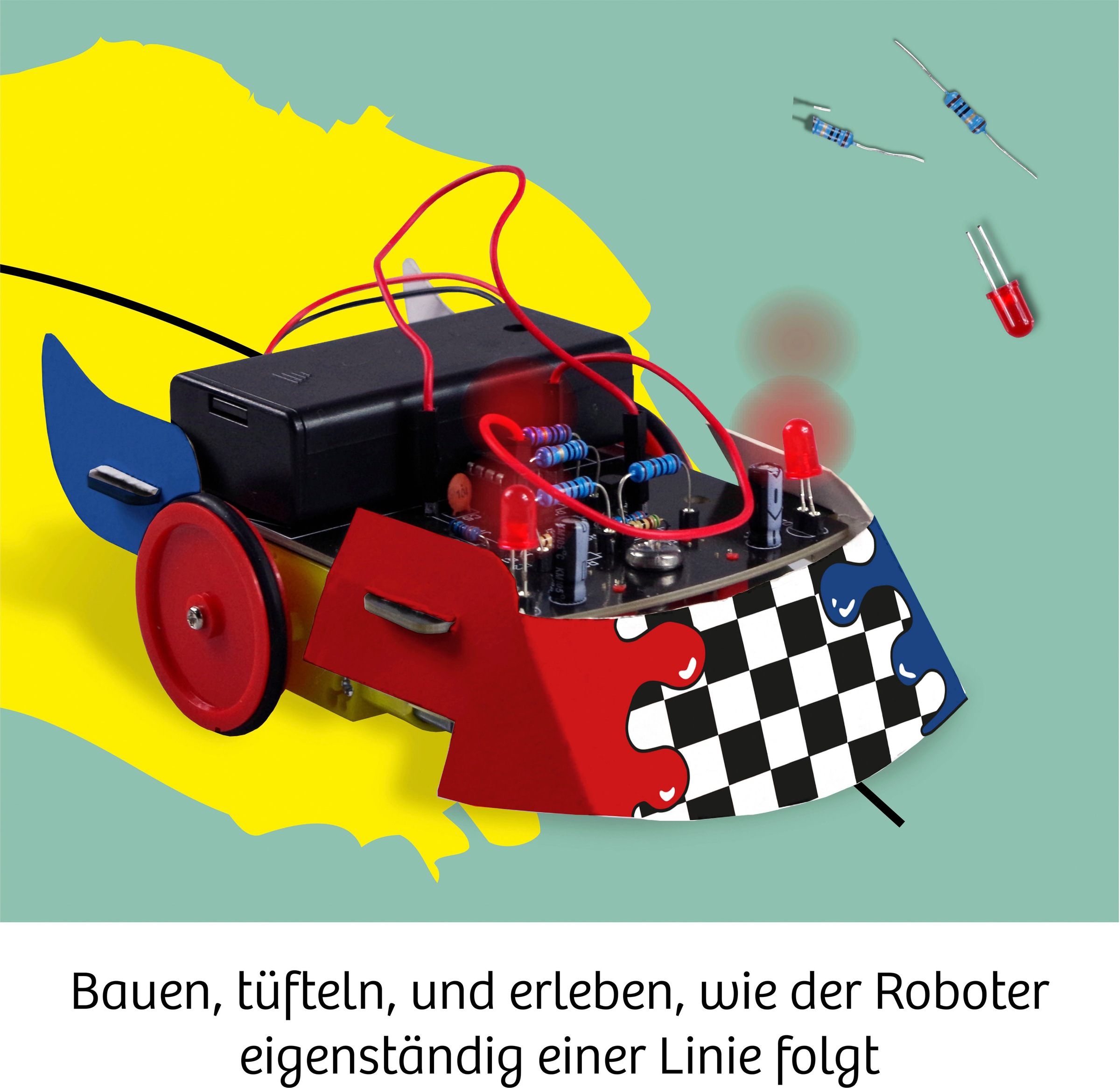 Kosmos Experimentierkasten »Line-Follow Robot«