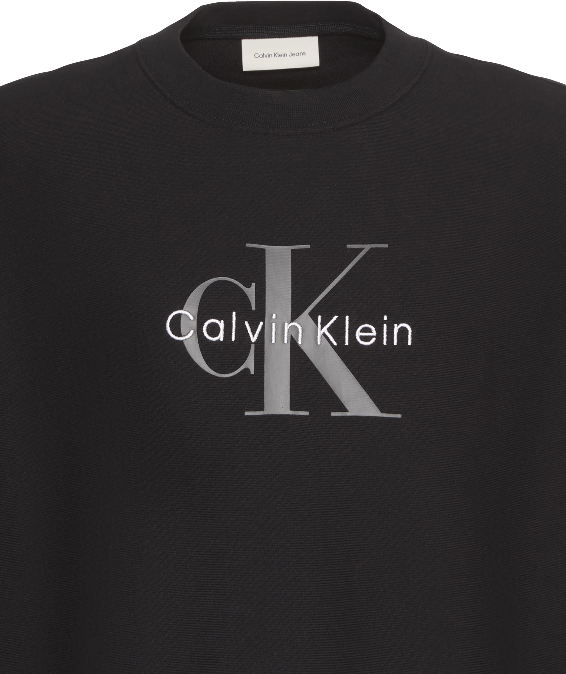Calvin Klein Jeans Sweatshirt »LS EU 350TERRY MONOLOGO CN SWTSH« Rundhalsausschnitt, regular fit