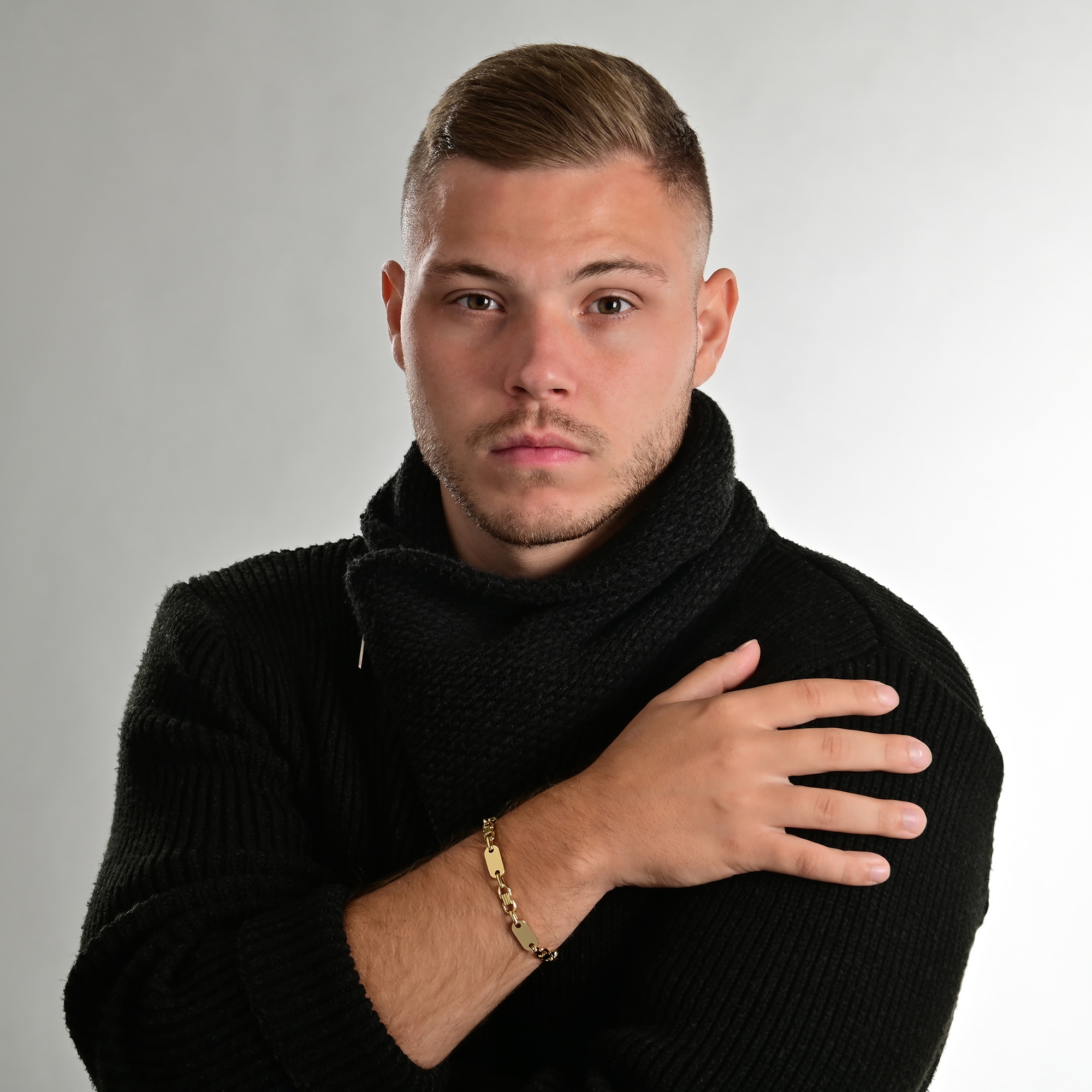 Adelia´s Armband »Unisex Armband aus Edelstahl 19 cm«