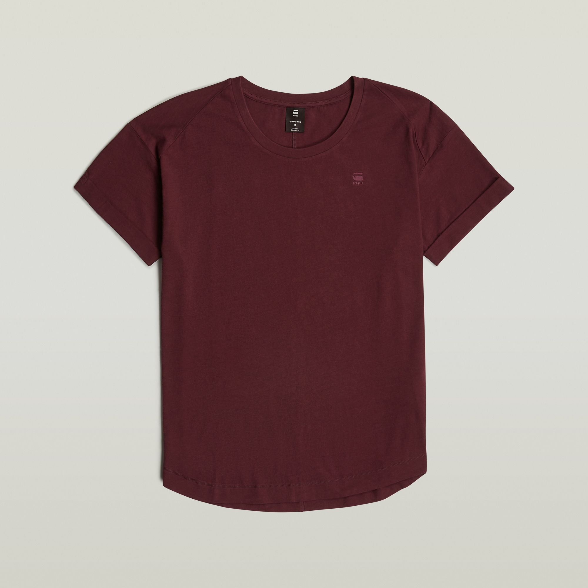 G-STAR T-Shirt »Rolled up«, mit umgeschlagenen Ärmeln