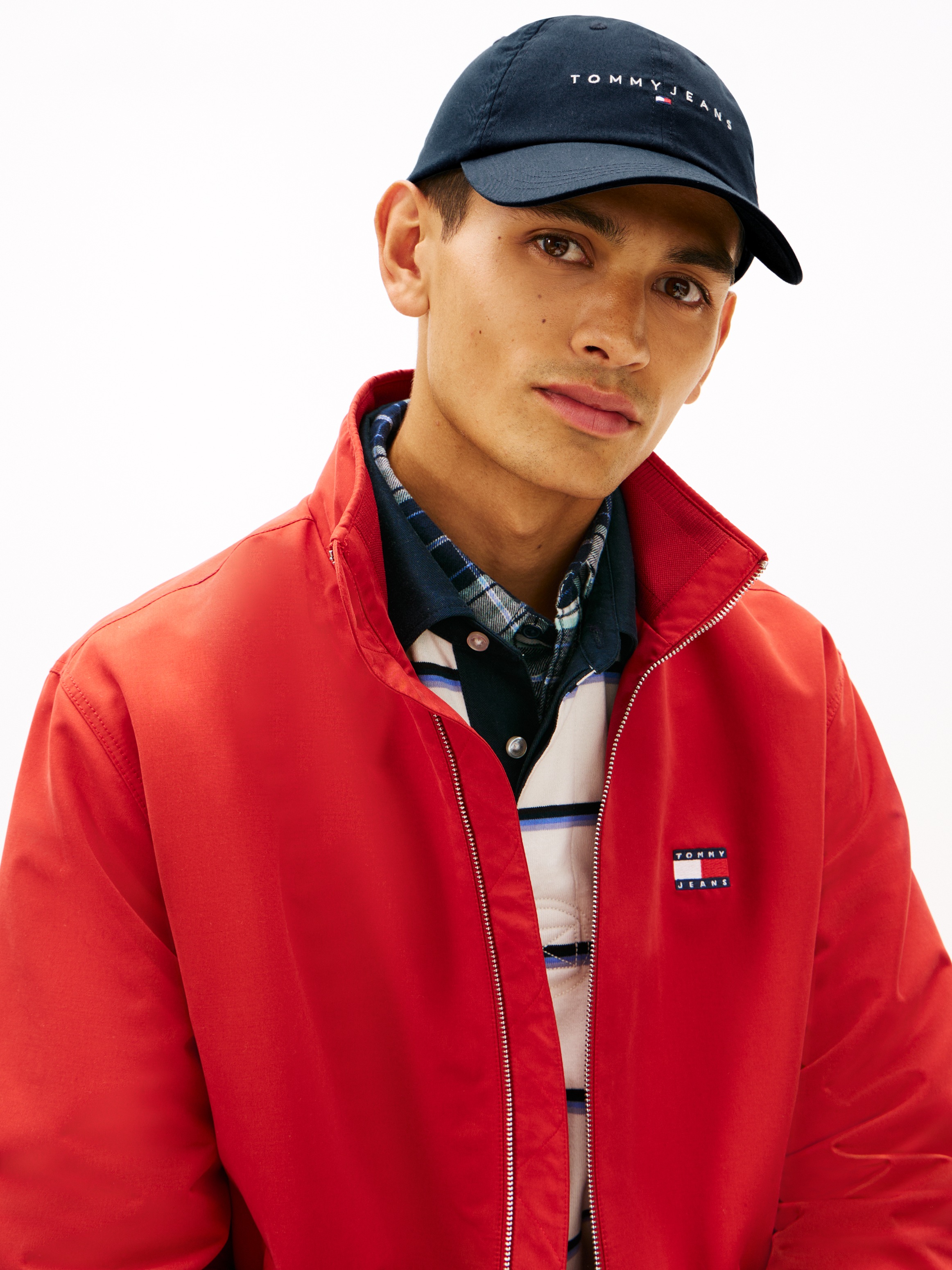 Tommy Jeans Baseball Cap »TJM LINEAR LOGO CAP« Klettverschluss, Logostickerei, Tommy Jeans Schriftzug UNISEX