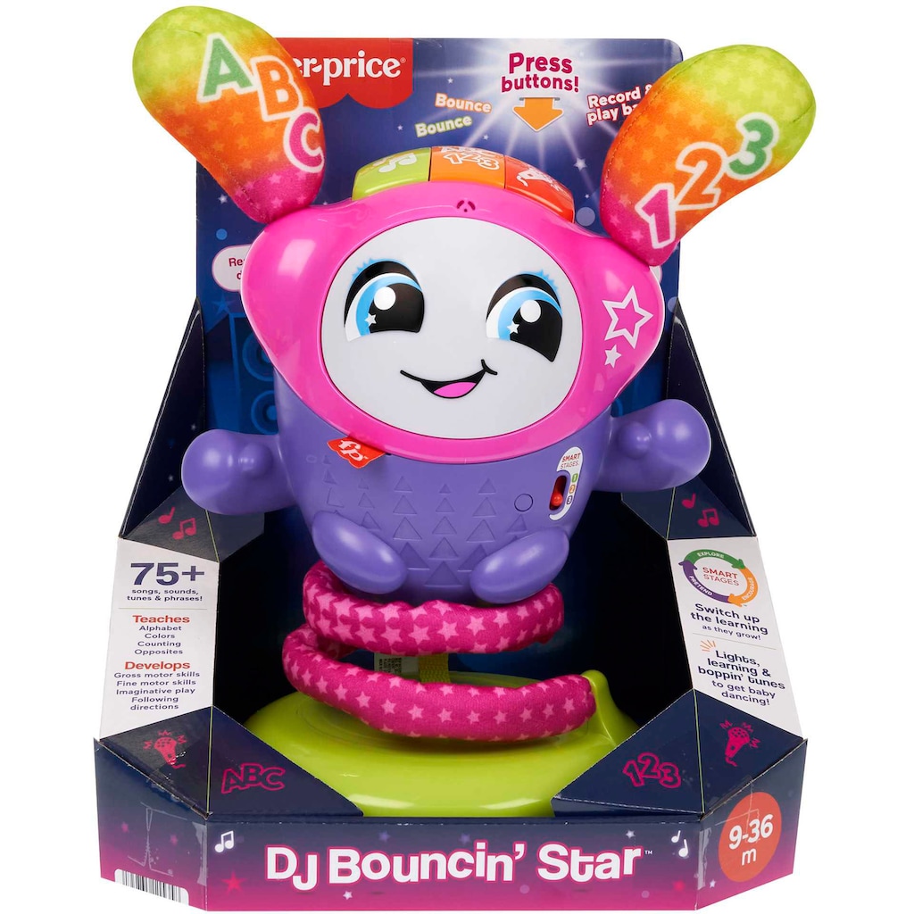 Fisher-Price® Lernspielzeug »DJ Bouncin’ Star Lernspielzeug«, mit Licht und Sound