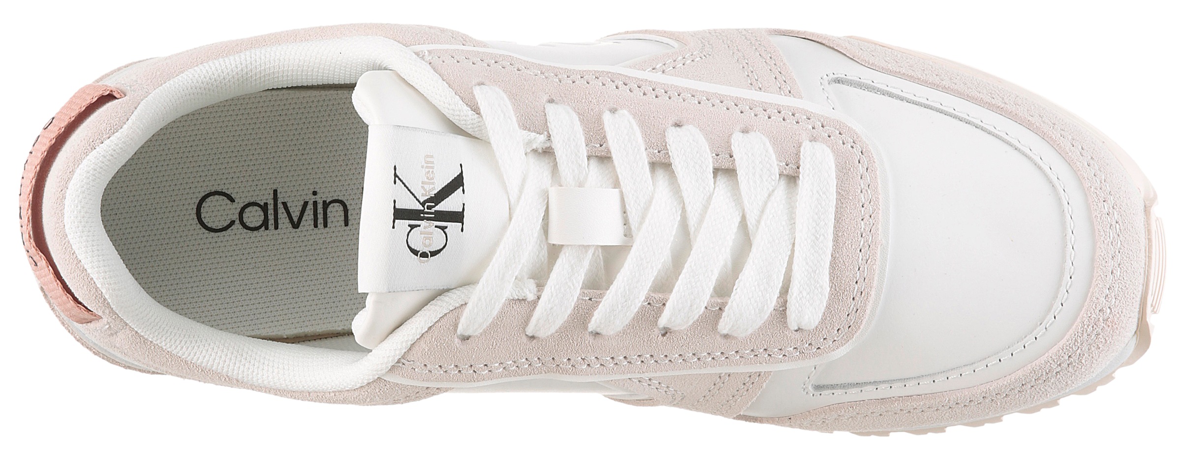 Calvin Klein Jeans Keilsneaker »TOOTHY RUNNER LACEUP MIX«  Schnürschuh, Halbschuh, Freizeitschuh mit Profilsohle