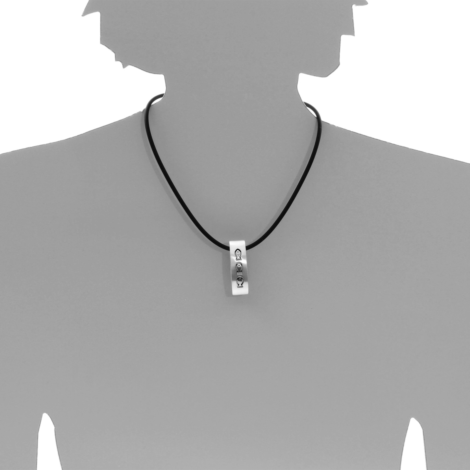 OSTSEE-SCHMUCK Kettenanhänger »- Gleiter-Fisch - Silber 925/000 -,«