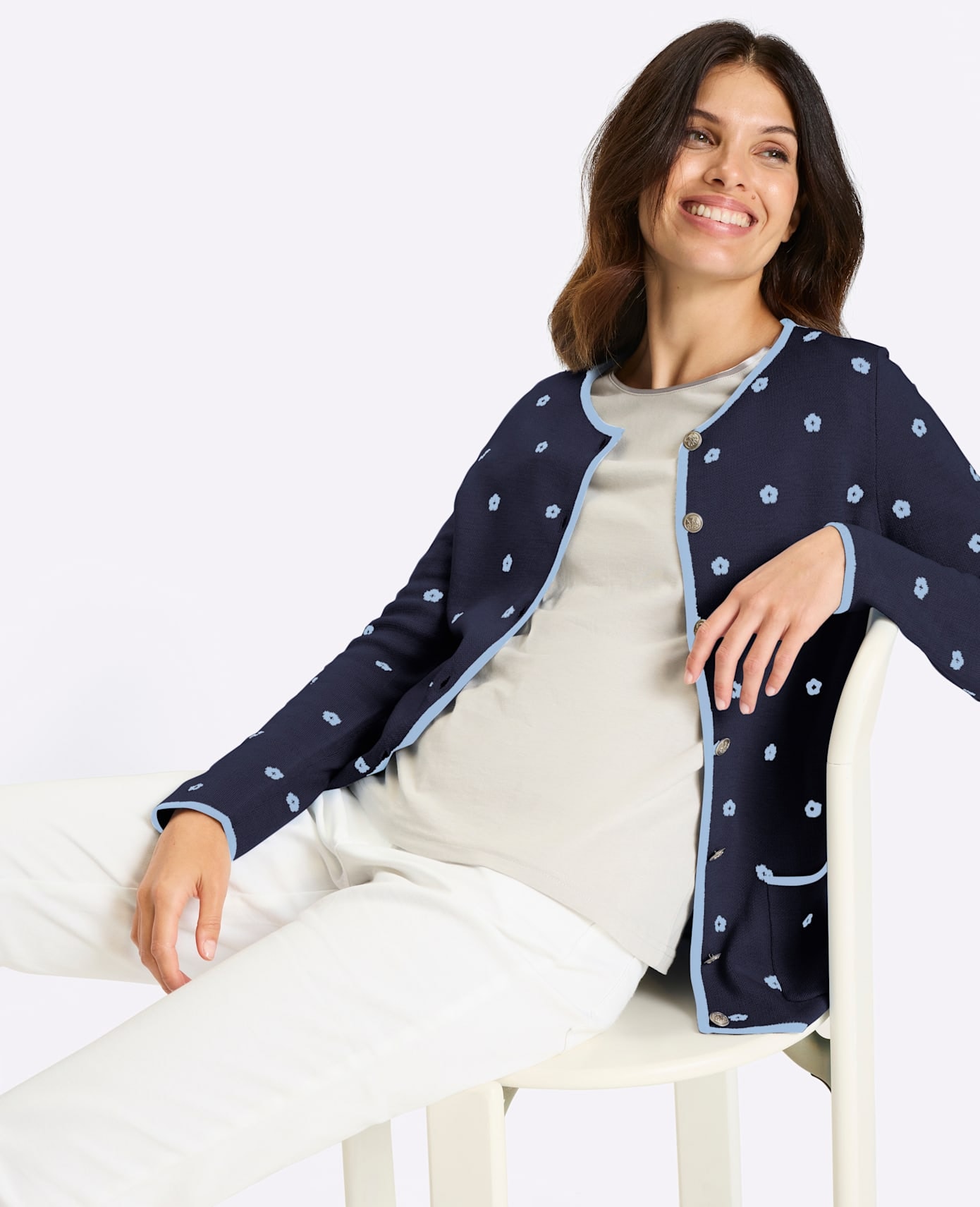 Classic Basics Strickjacke