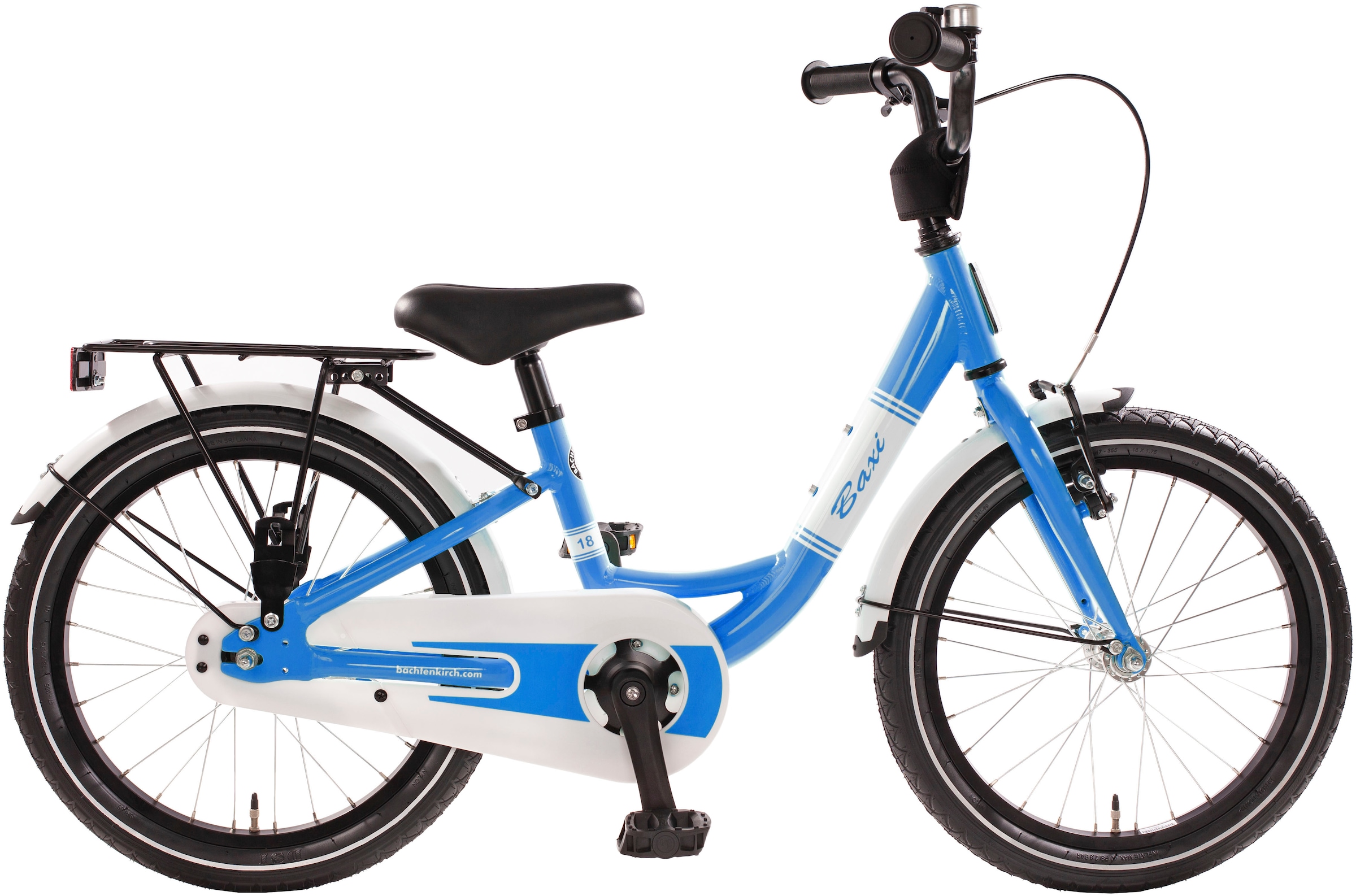 Kinderfahrrad »18" Baxi - blau«, 1 Gang, ohne Schaltung, (Packung), Alu Kinderfahrrad...