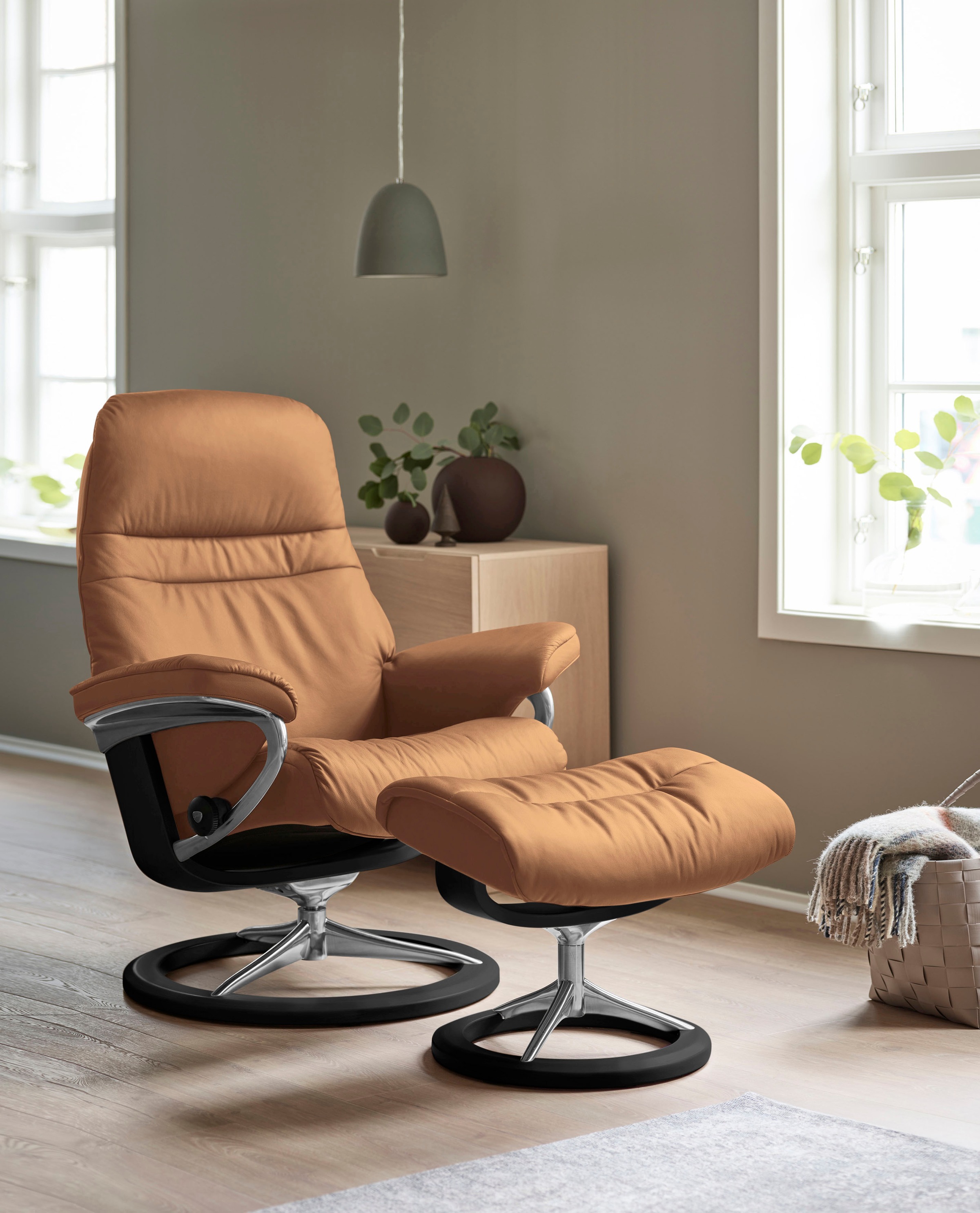 Stressless® Fußhocker »Sunrise«, mit Signature Base, Gestell Schwarz
