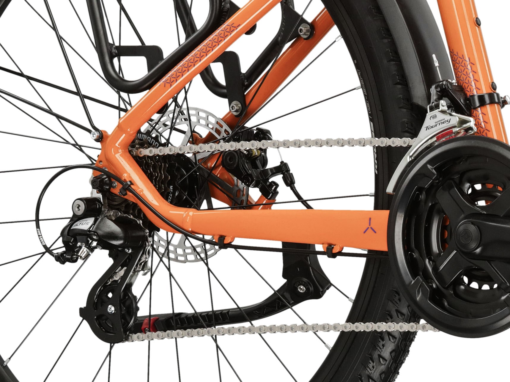 Kross Mountainbike »KROSS MTB Hardtail Lea 2.0 27,5" orange« 21 Gang Shimano ALTUS M310 Schaltwerk Kettenschaltung