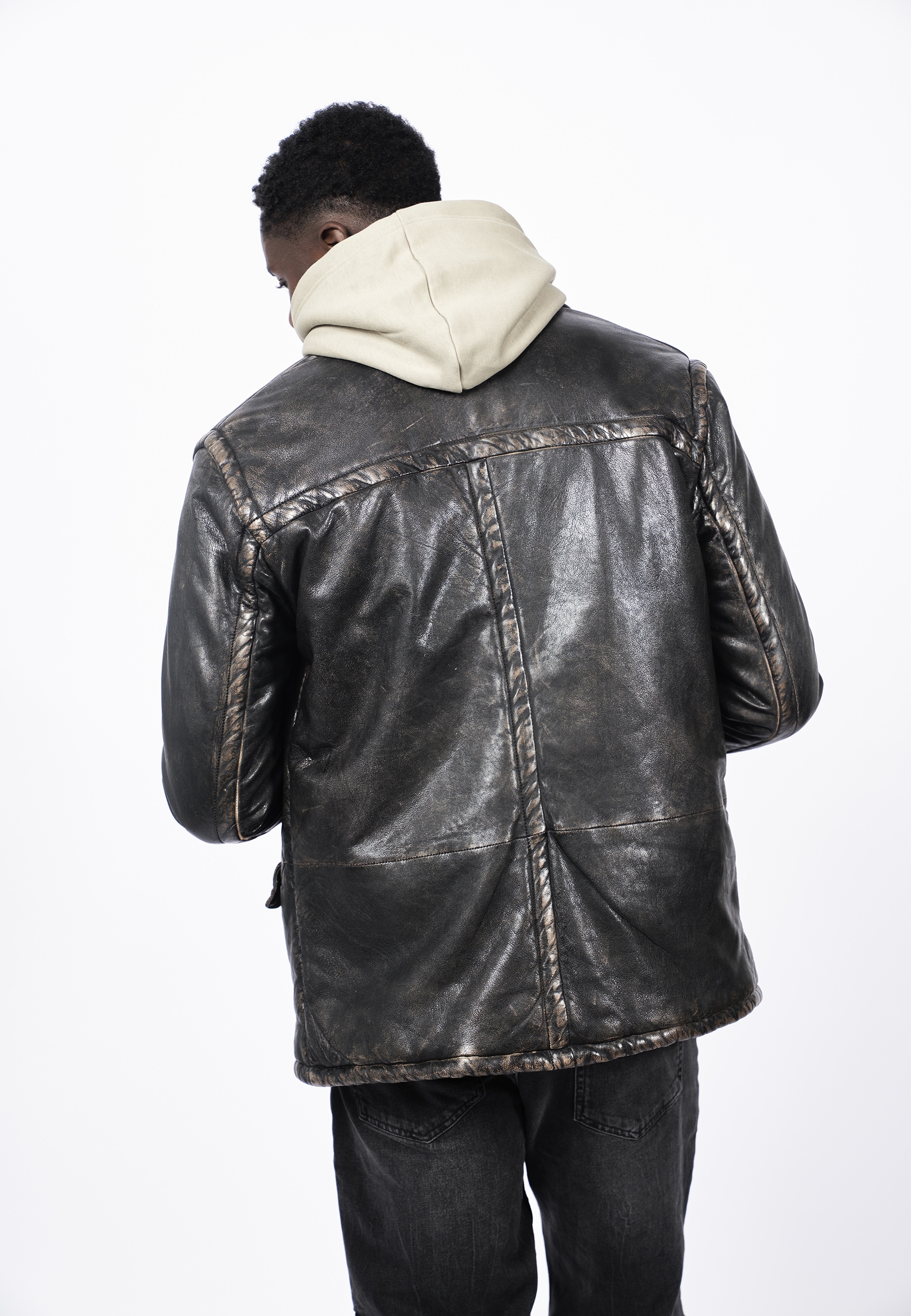 Freaky Nation Lederjacke »Bulles Eye-FN«