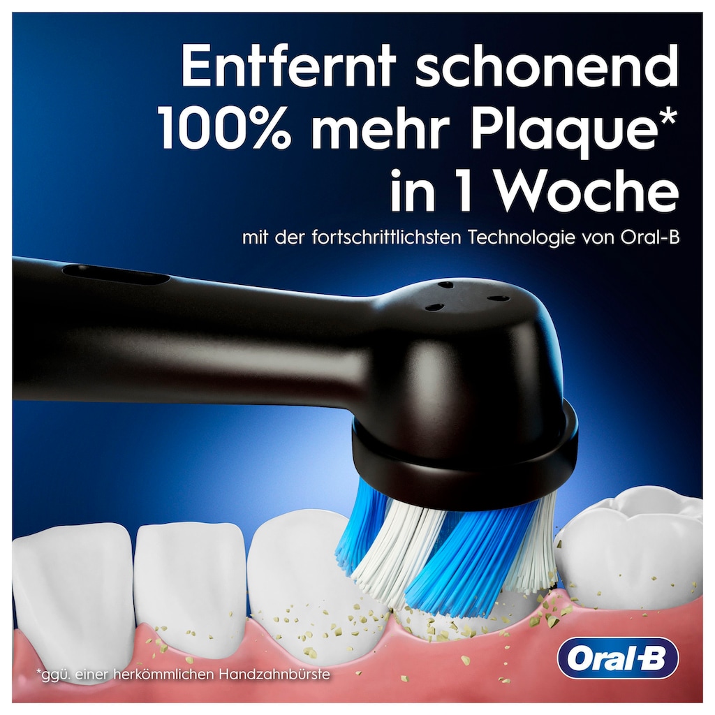 Oral-B Elektrische Zahnbürste »iO Series 3«, 1 St. Aufsteckbürsten, Magnet-Technologie