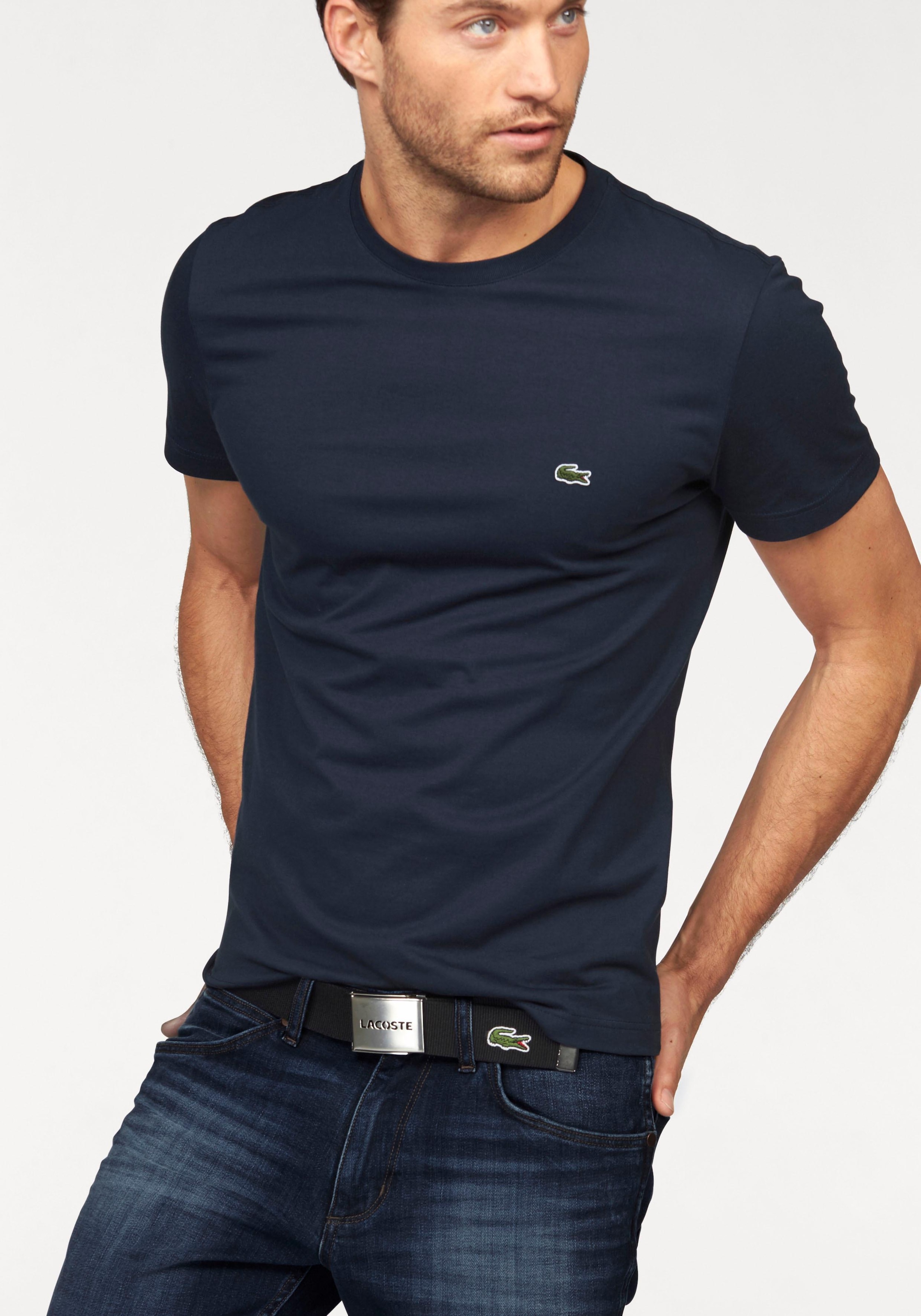Lacoste T-Shirt, (1 tlg.), Farbdesign modernem bei kaufen in OTTO online