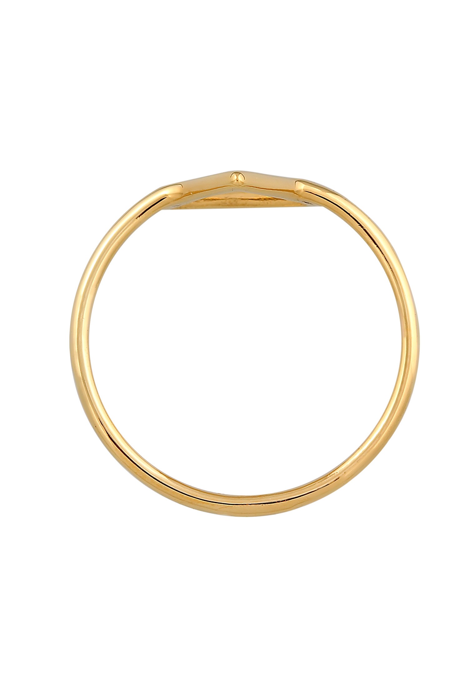 Elli Silberring »Ring Trend Dreieck Statement 925 Silber«