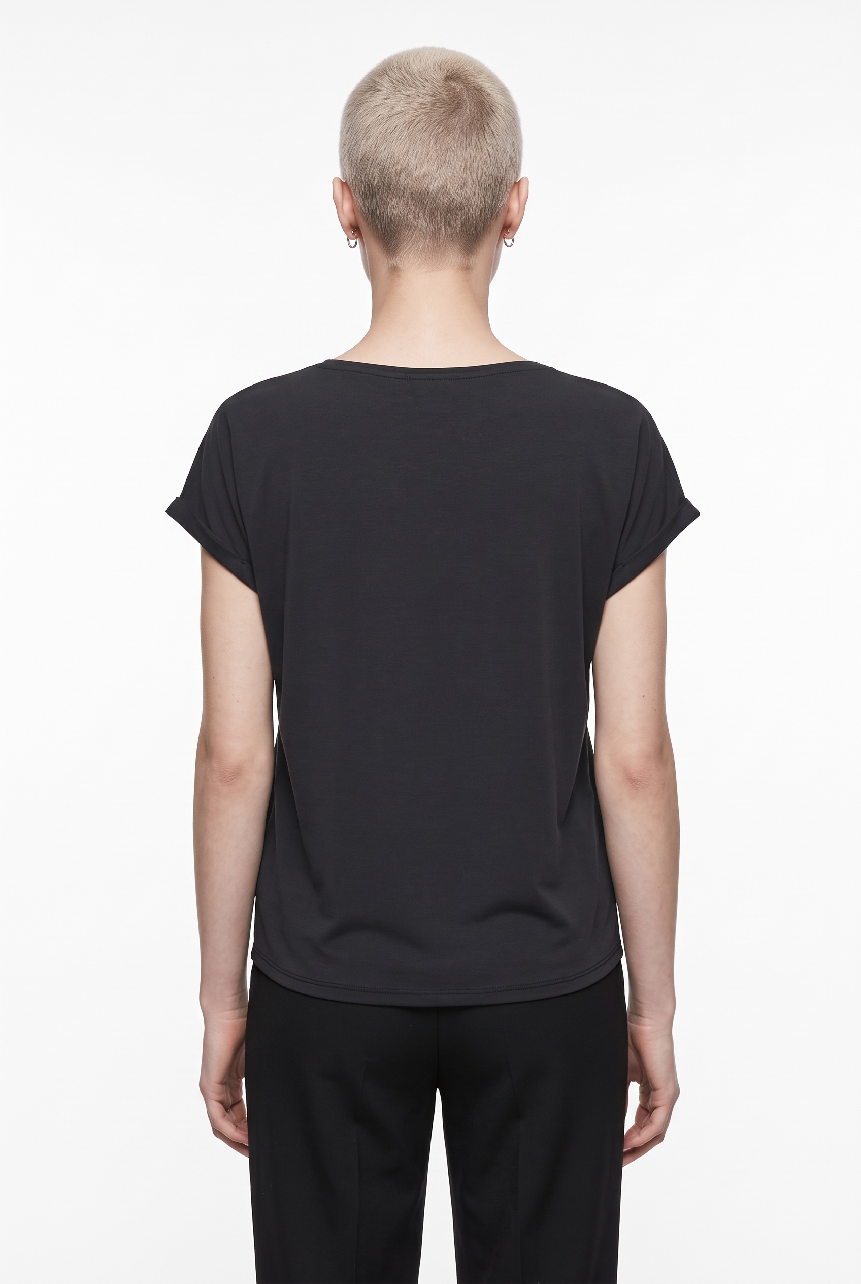 ONLY V-Shirt »ONLFREE S/S CROCHET TOP CS JRS« Materialmix, regular fit