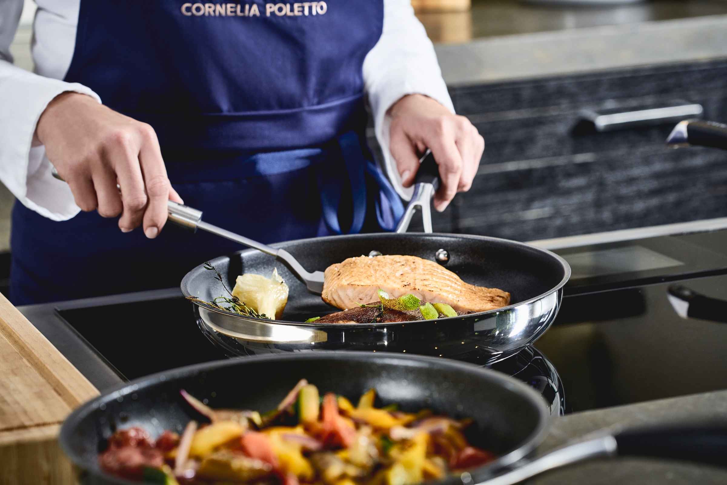 Zwilling Bratpfanne »Poletto«, Edelstahl, (1 tlg.), Sandwichboden, Duraslide Diamond Beschichtung, Induktion