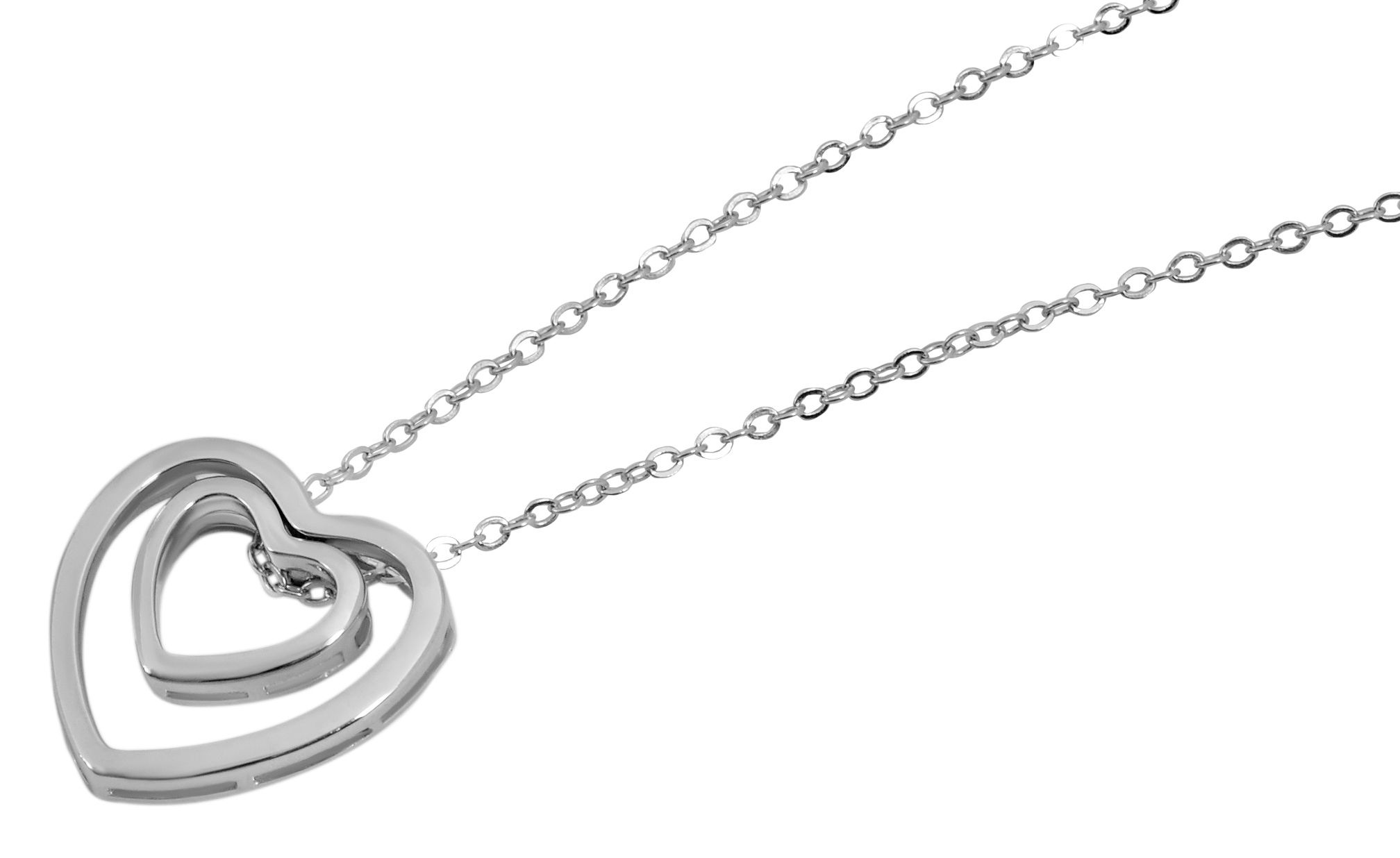 Adelia´s Kette ohne Anhänger »Damen Halskette mit Anhänger ¿ Herz aus 925 Silber«