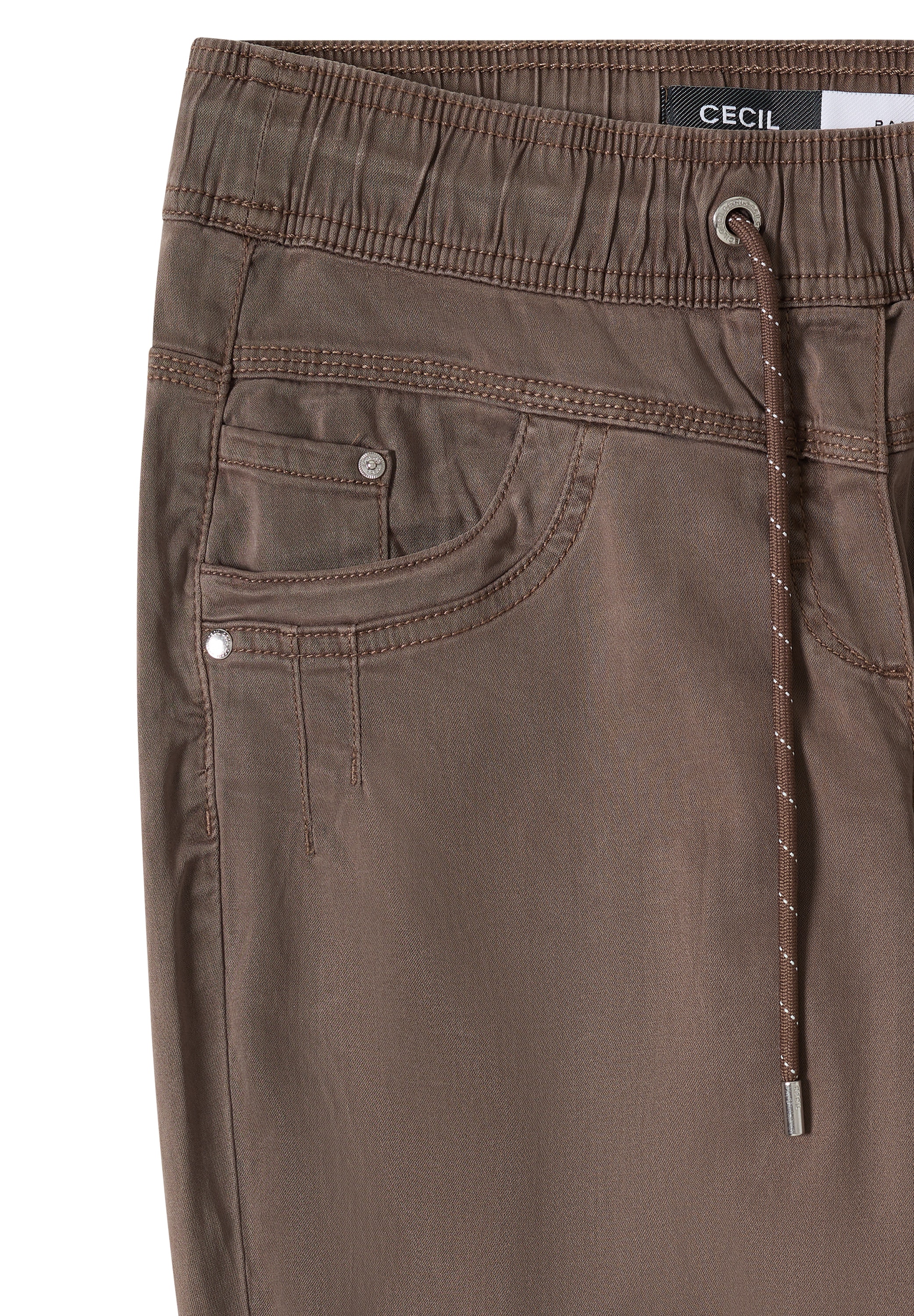 Cecil Stoffhose »Style Tracey«  mit elastischem Bund und Kordelzug
