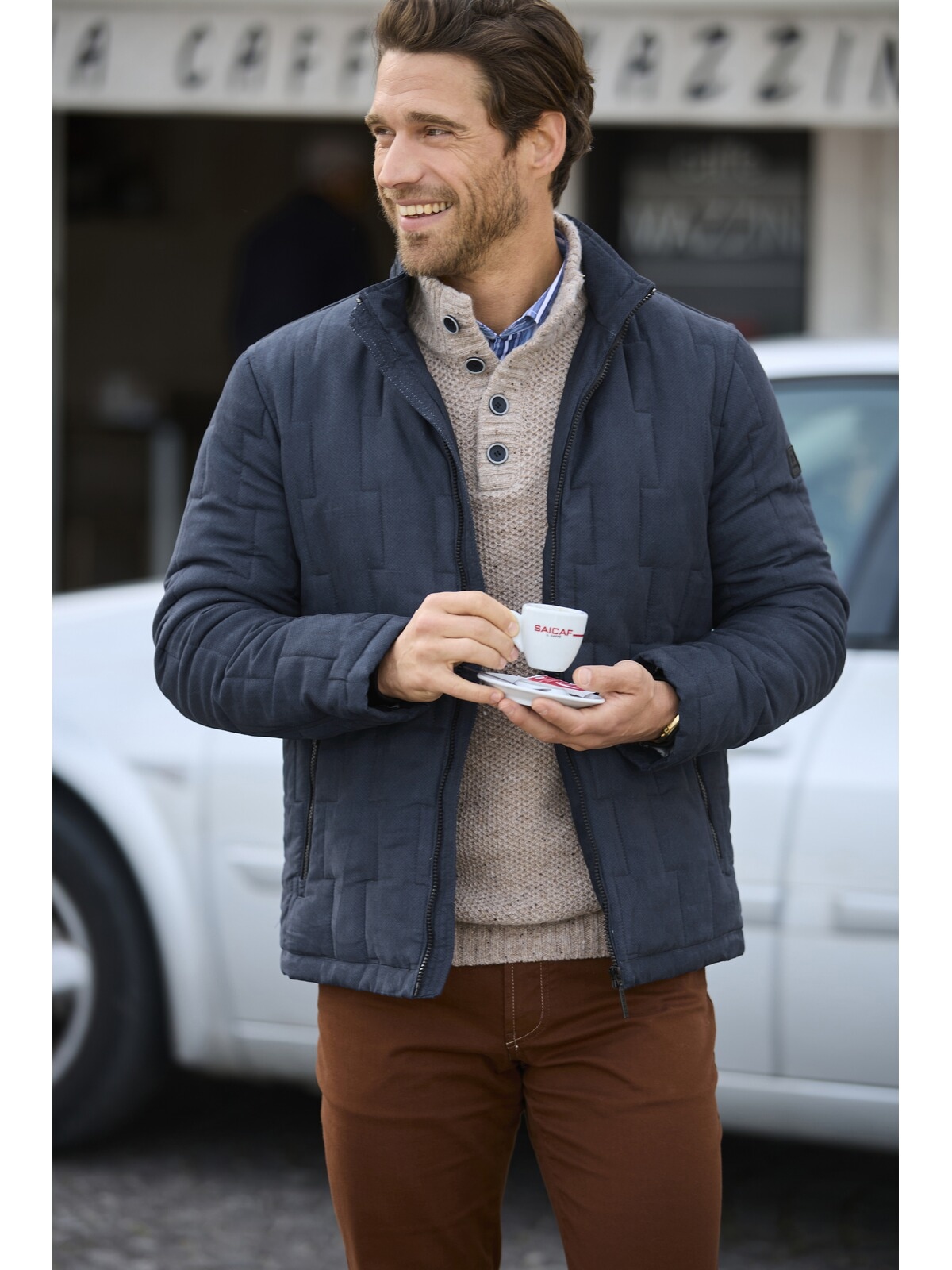 Babista Outdoorjacke »Jacke in Lederoptik LUCEMASO«