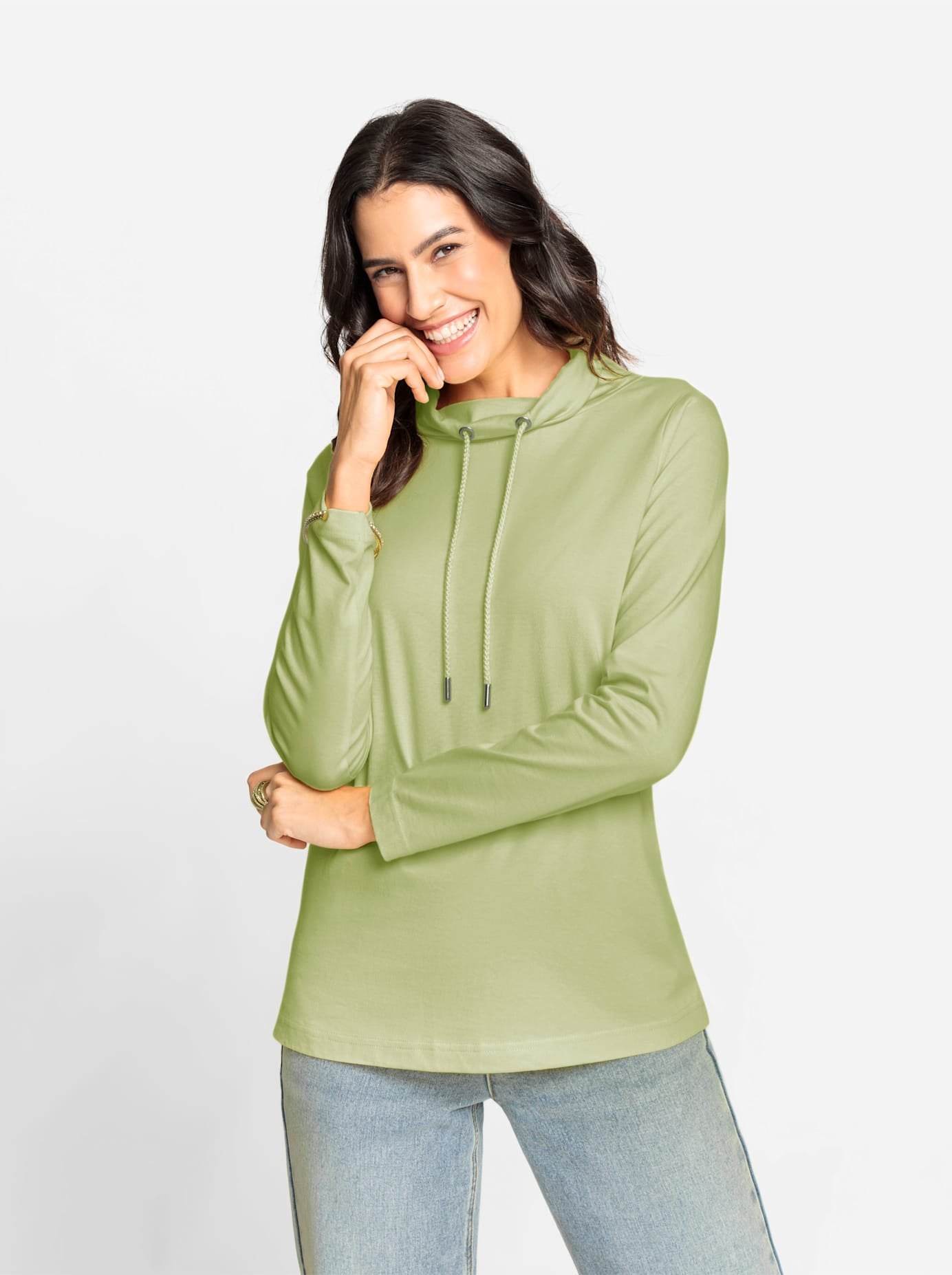 Inspirationen Langarmshirt »Shirt«, (1 tlg.)