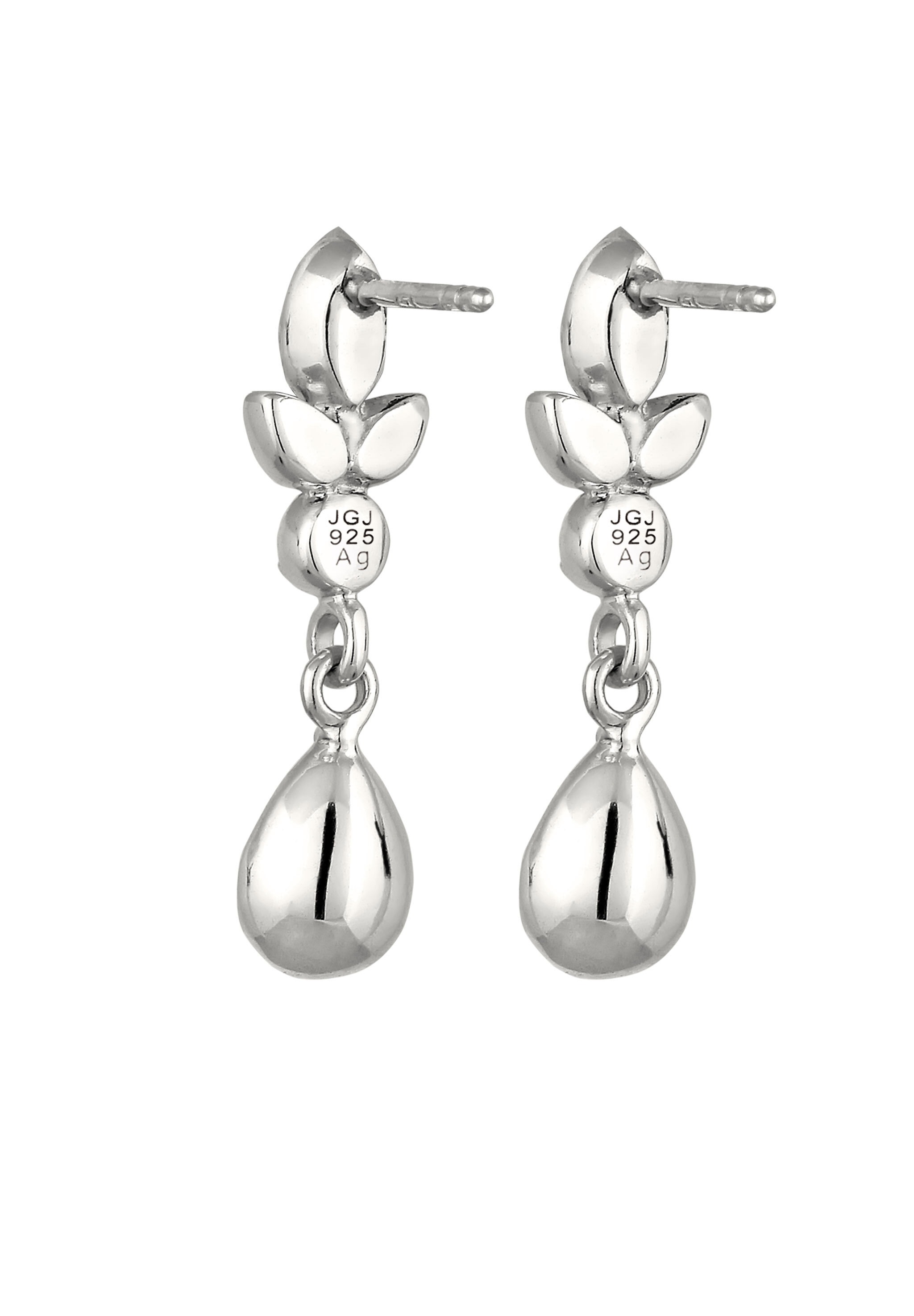 Elli Paar Ohrstecker »Ohrringe Ohrstecker mit Kristalle von Swarovski® Tropfen Hellblau 925 Sterling Silber«