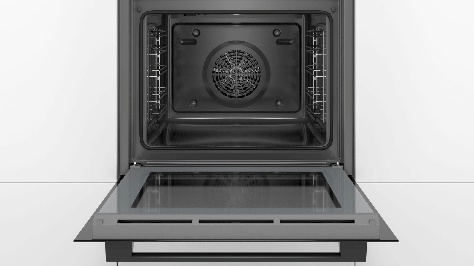 BOSCH Einbaubackofen 4 »HBA533BB1«, mit Teleskopauszug nachrüstbar, ecoClean Direct