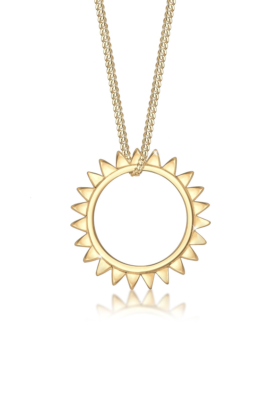 Elli Collierkettchen »Sonne Sommer Geo Astro Trend 925 Silber«