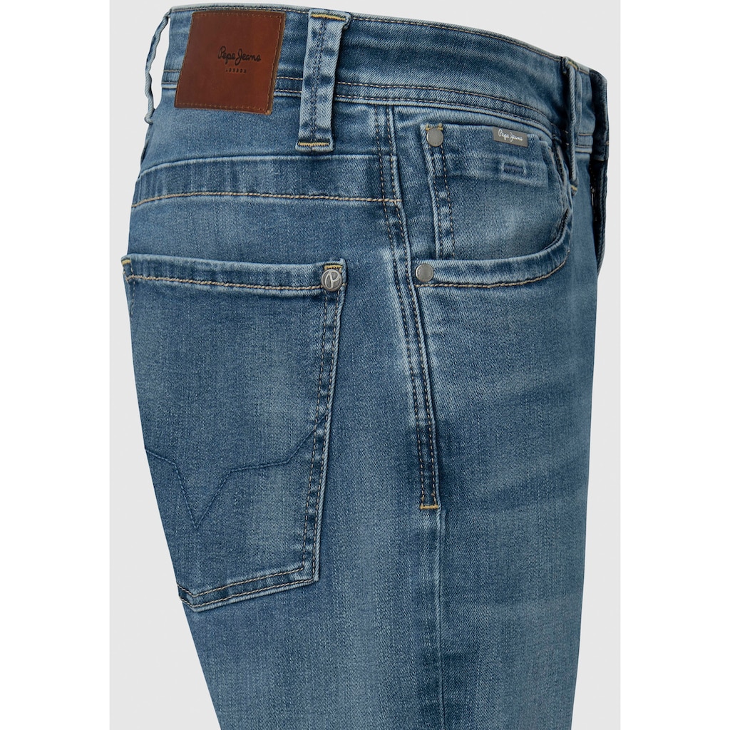 Pepe Jeans Straight-Jeans »KINGSTON ZIP«