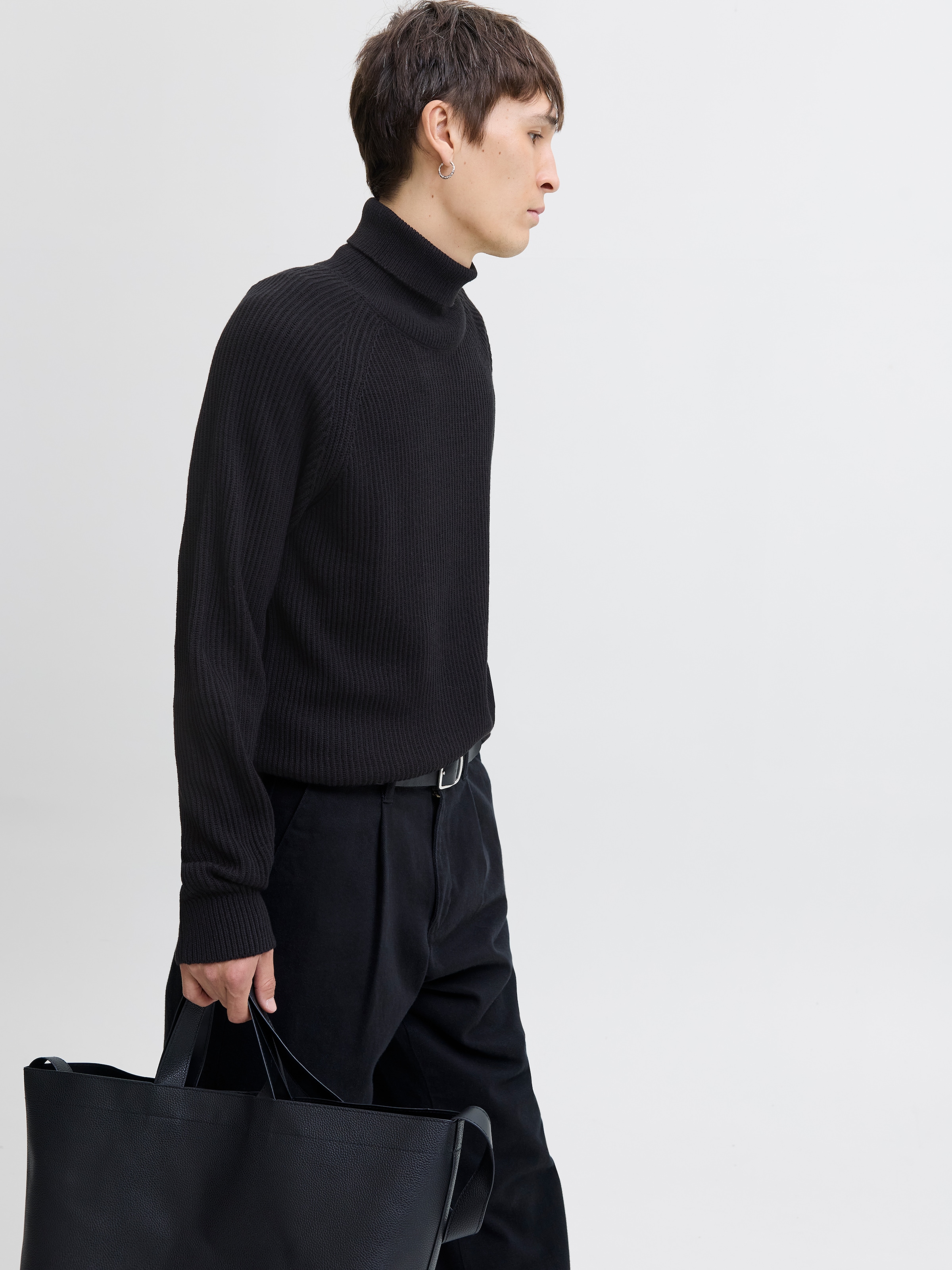 Jack & Jones Rollkragenpullover »JJPANNEL KNIT ROLL NECK AW25«