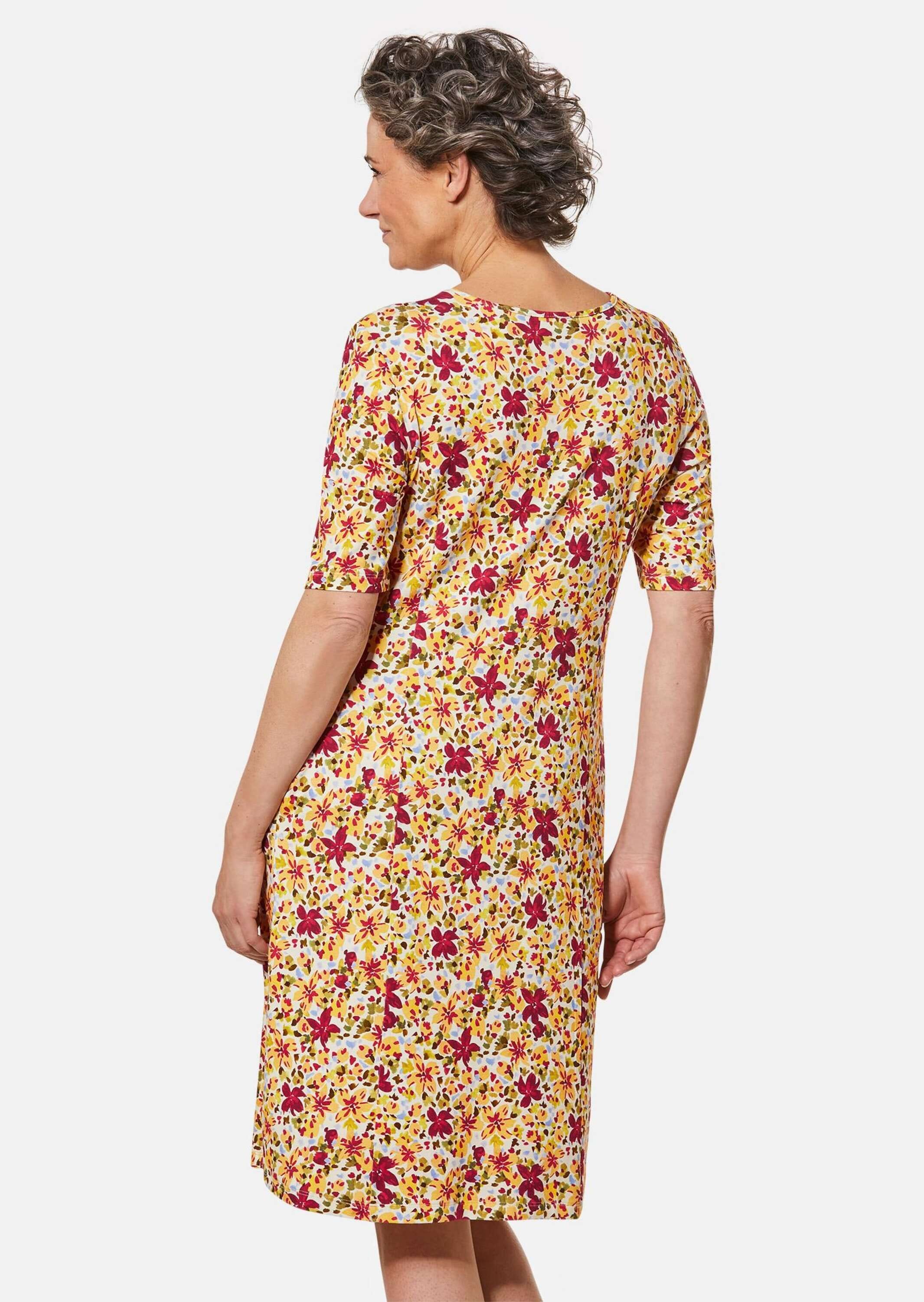 GOLDNER Druckkleid »Elastisches Jerseykleid mit modischem Druck«