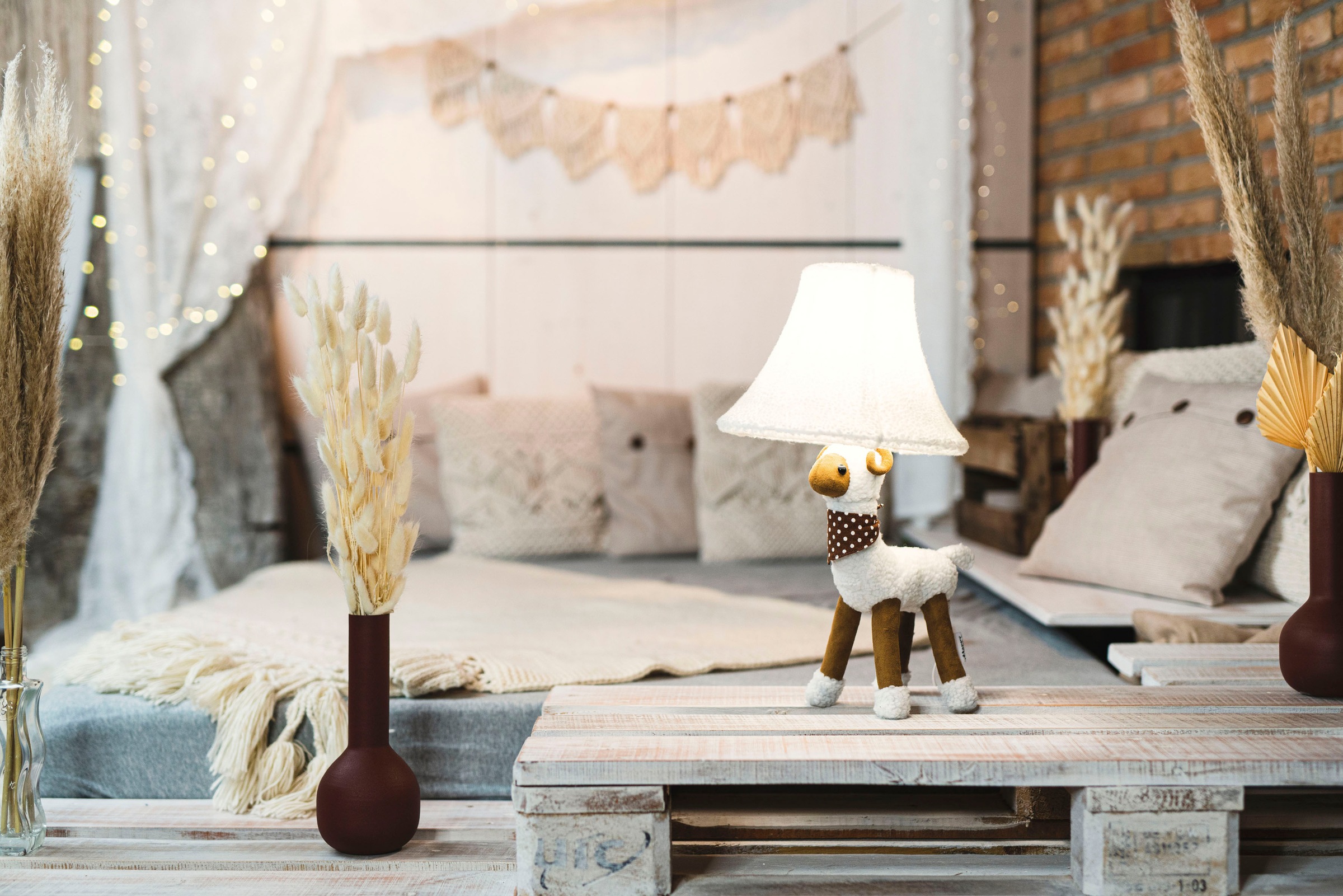 Happy Lamps for smiling eyes LED Tischleuchte »Wolle das Schaf«, 1 flammig, Leuchtmittel GU 5,3 | LED fest integriert, Hochwertig, Einzigartig, Tiermotiv