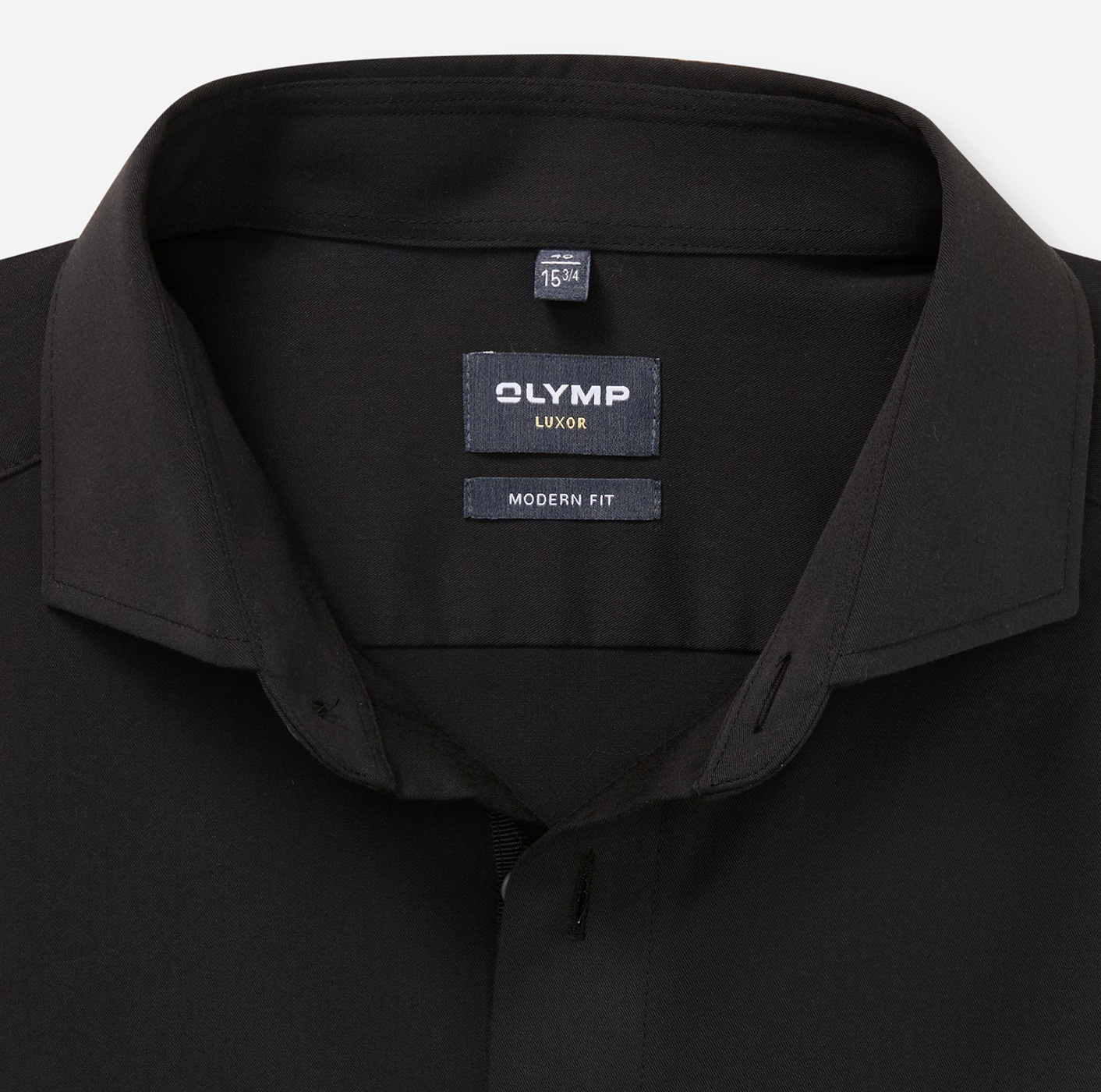 OLYMP Langarmhemd »Luxor« Businesshemd, unifarben, modern fit, Royal-Kentkragen