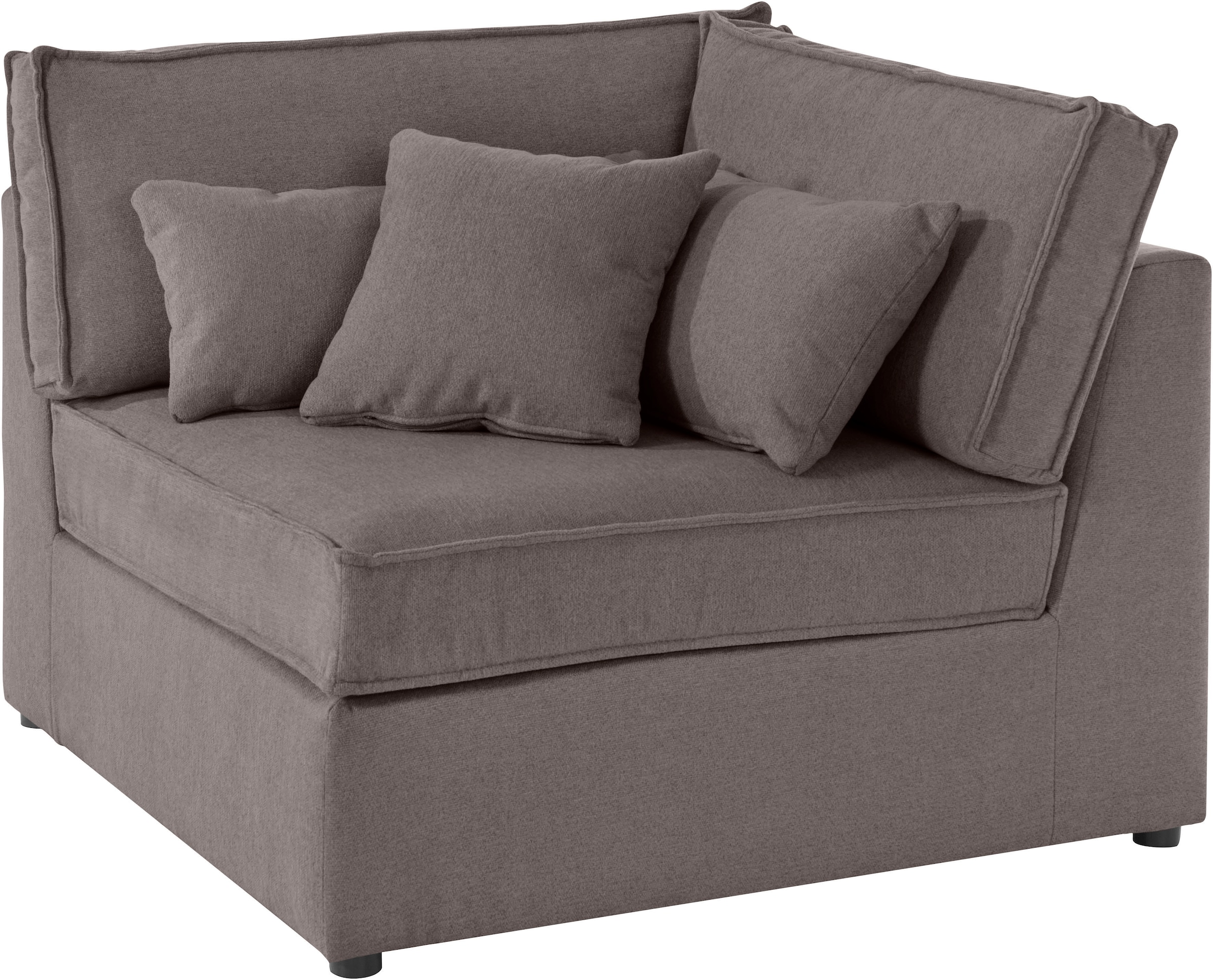 RAUM.ID Sofa-Eckelement »Florid«, Teil eines Modulsofas, fester Sitzkomfort, auch in Cord