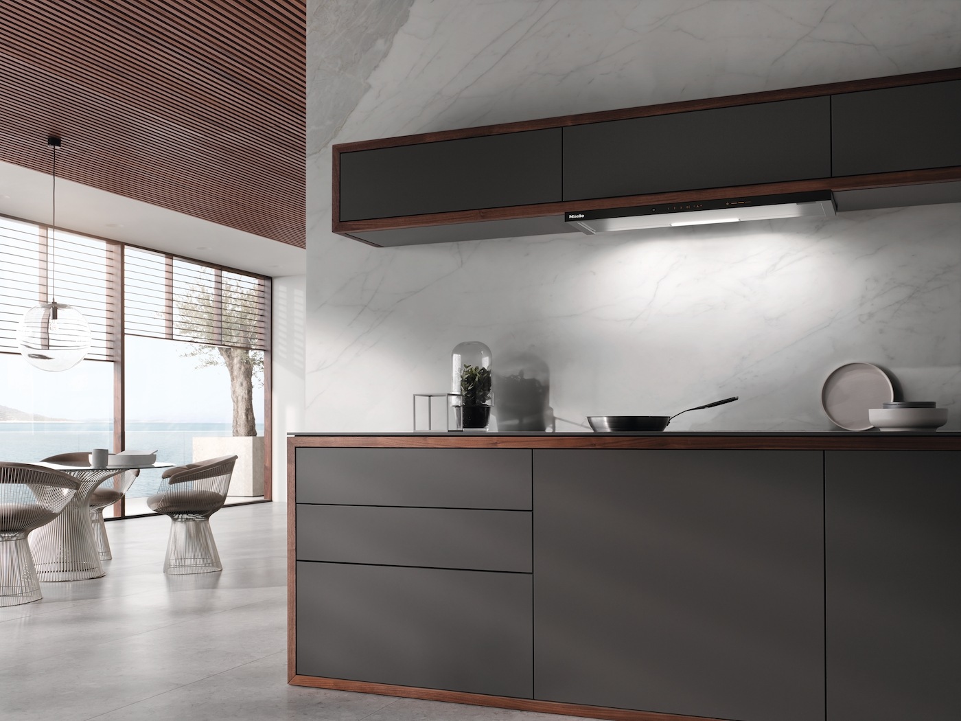 Miele Flachschirmhaube »DAS 4930 Obsidianschwarz«