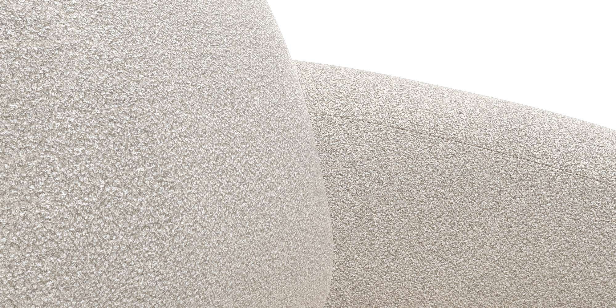 FLEXLUX 2,5-Sitzer »Torino, rund, Couch, Loveseat,«, Modernes, organisches Sofa-Design, Kaltschaum, Wellenunterfederung