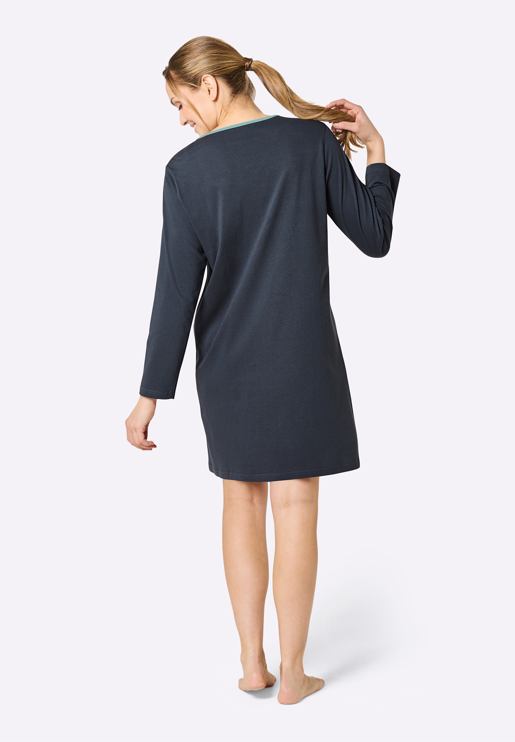 comtessa Schlafanzug »Sleepshirt Sleepshirt mit platziertem Eisbären-Print« 1 Stk.
