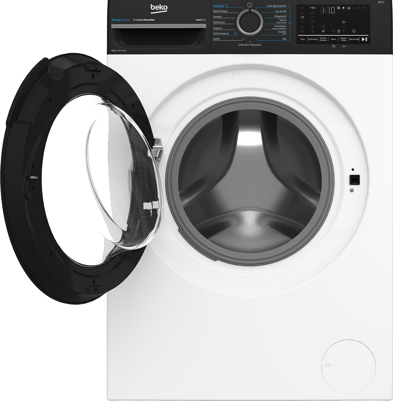 BEKO Waschmaschine »BM3WFU41041W« 10 kg 1400 U/min EnergySpin – optimierte Waschbewegungen für gründliche Reinigung.