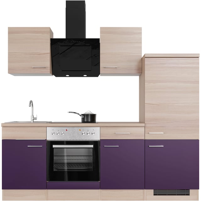 Flex-Well Küche »Portland«, mit E-Geräten, Breite 220 cm, in vielen  Farbvarianten erhältlich im OTTO Online Shop