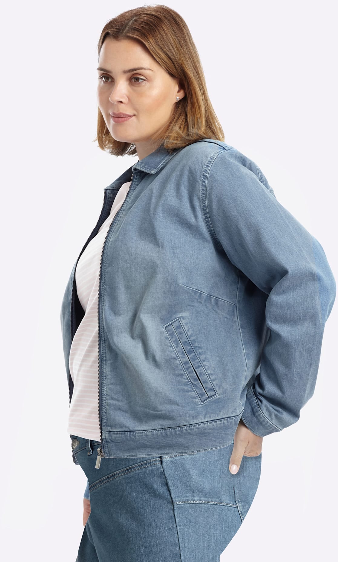 Sheego Jeansblazer »Jeansblazer«