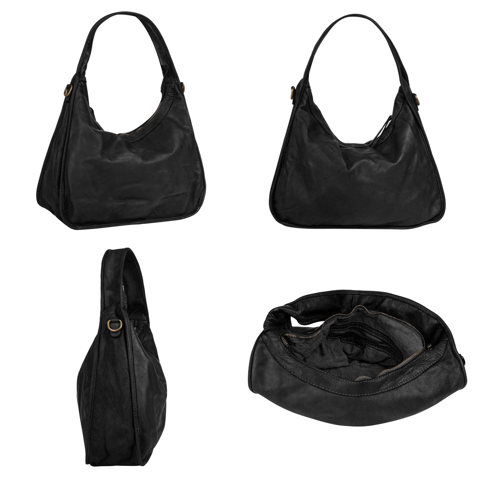 Samantha Look Shopper, echt Leder, Made in Italy