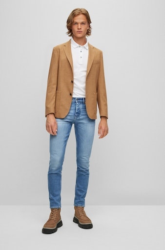 BOSS ORANGE Regular-fit-Jeans »Taber BC-C«, mit Markenlabel