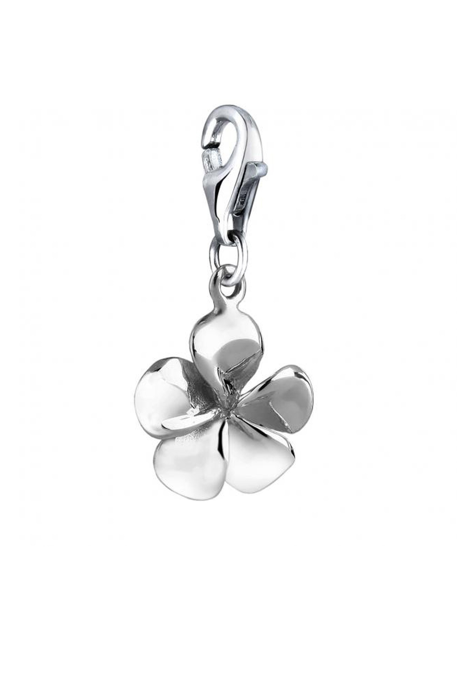 Nenalina Charm-Einhänger »Charm Anhänger Frangipani Blüte Flower 925 Silber«