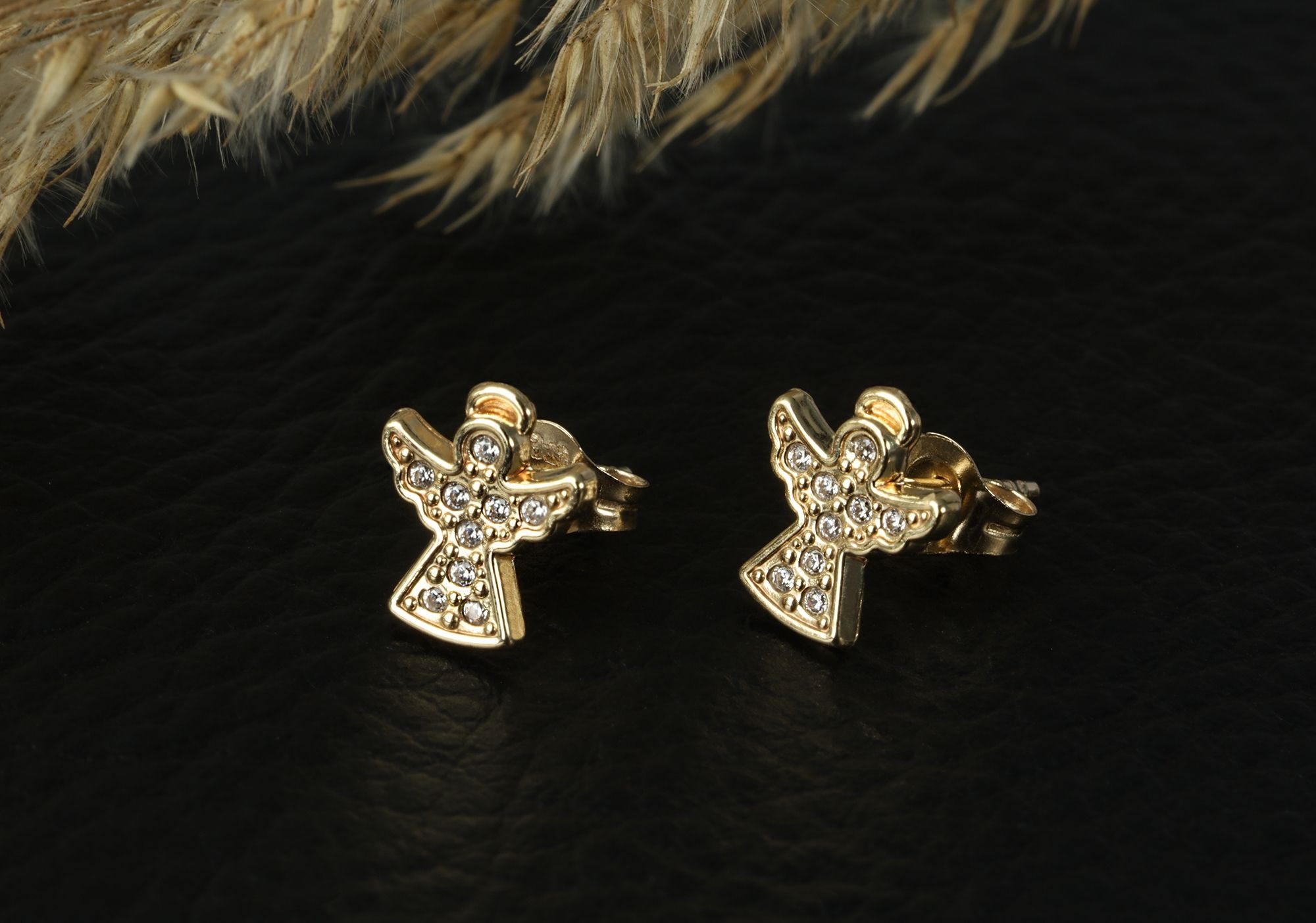 Adelia´s Paar Ohrstecker »Damen Ohrringe ¿ Ohrstecker aus 333 Gold mit Zirkonia«