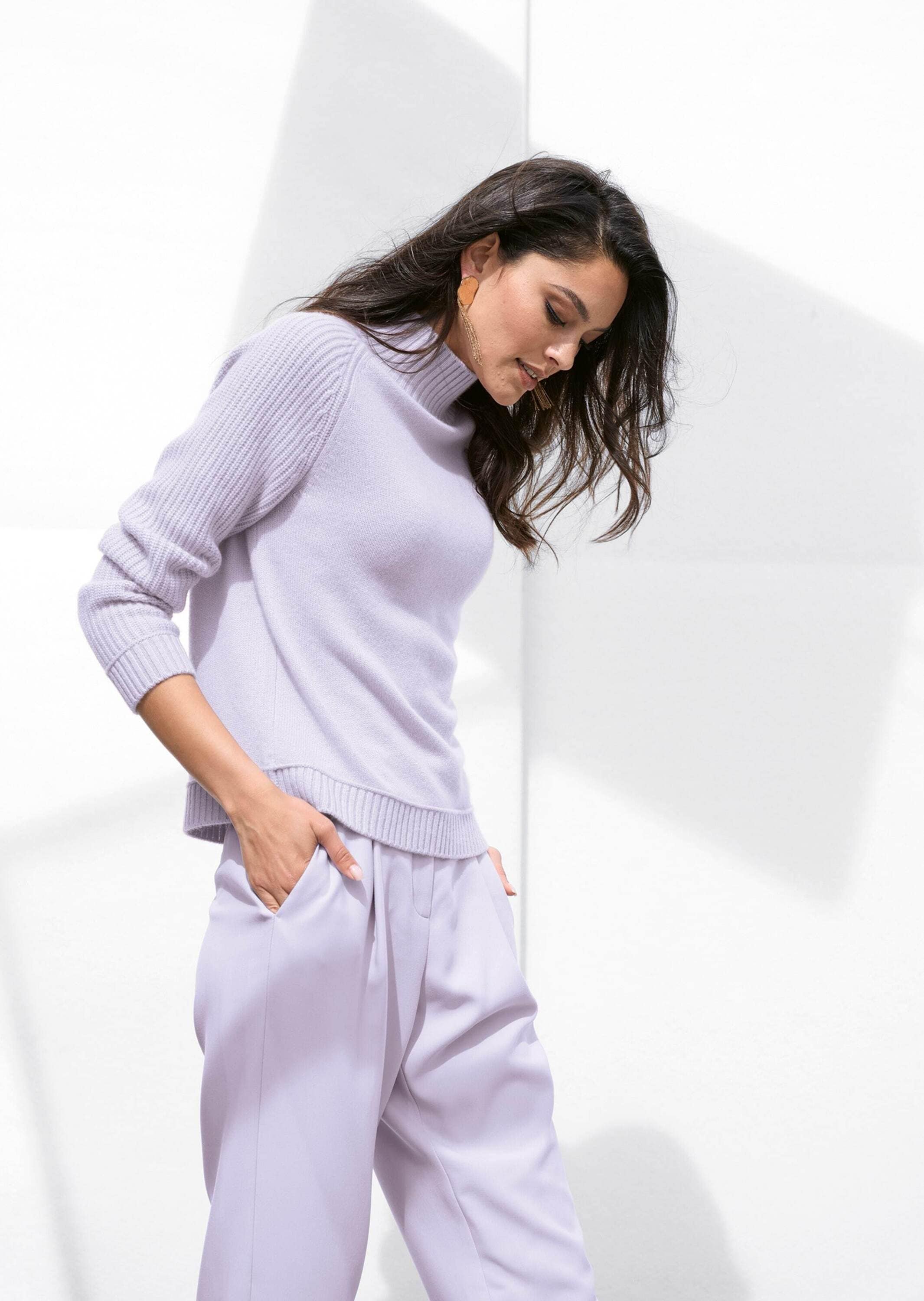 MADELEINE Bundfaltenhose »Hose Bundfaltenhose mit Saumaufschlag«