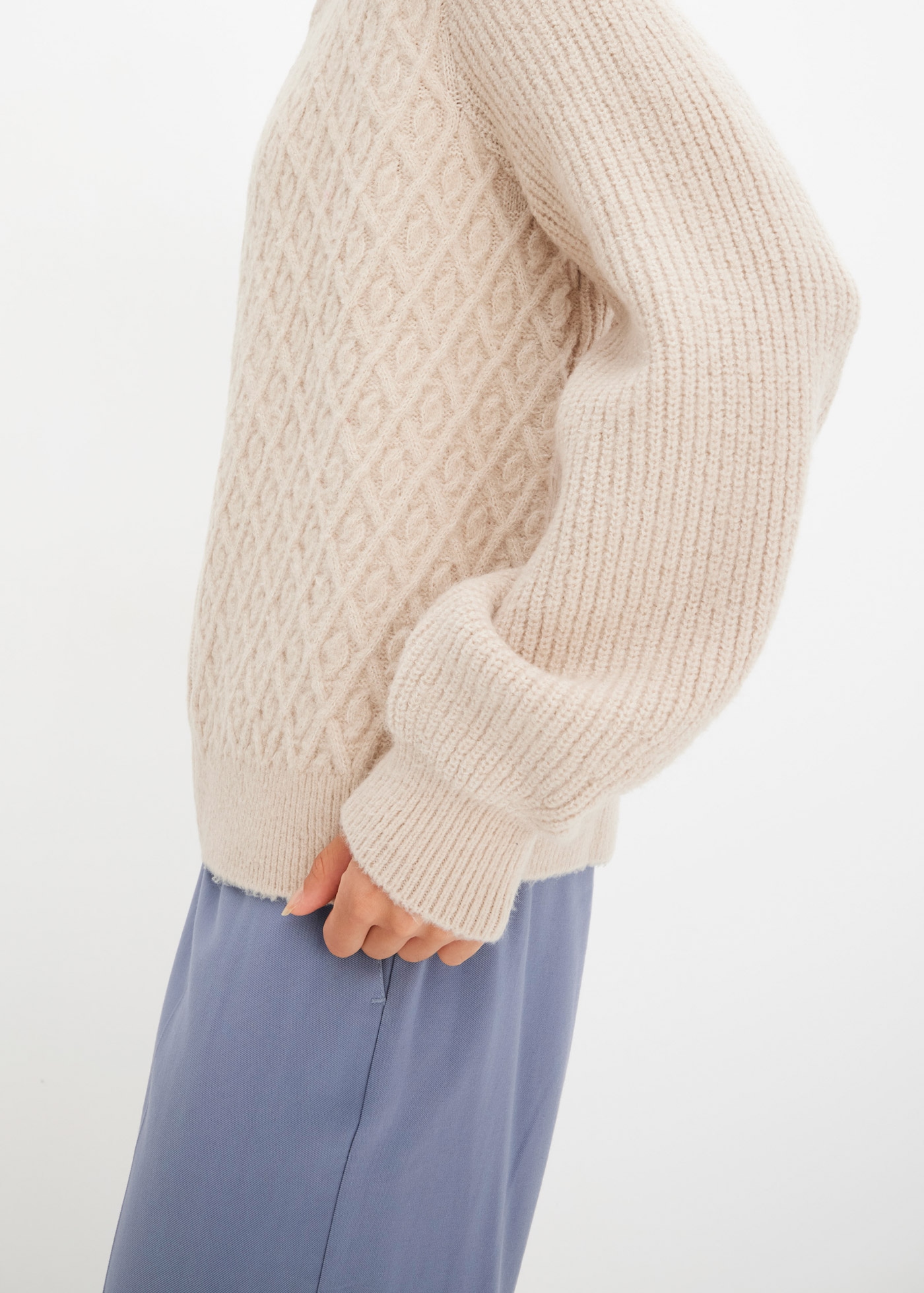 bonprix Strickjacke »Strickjacke mit Zopmuster« Strickjacke mit Zopmuster