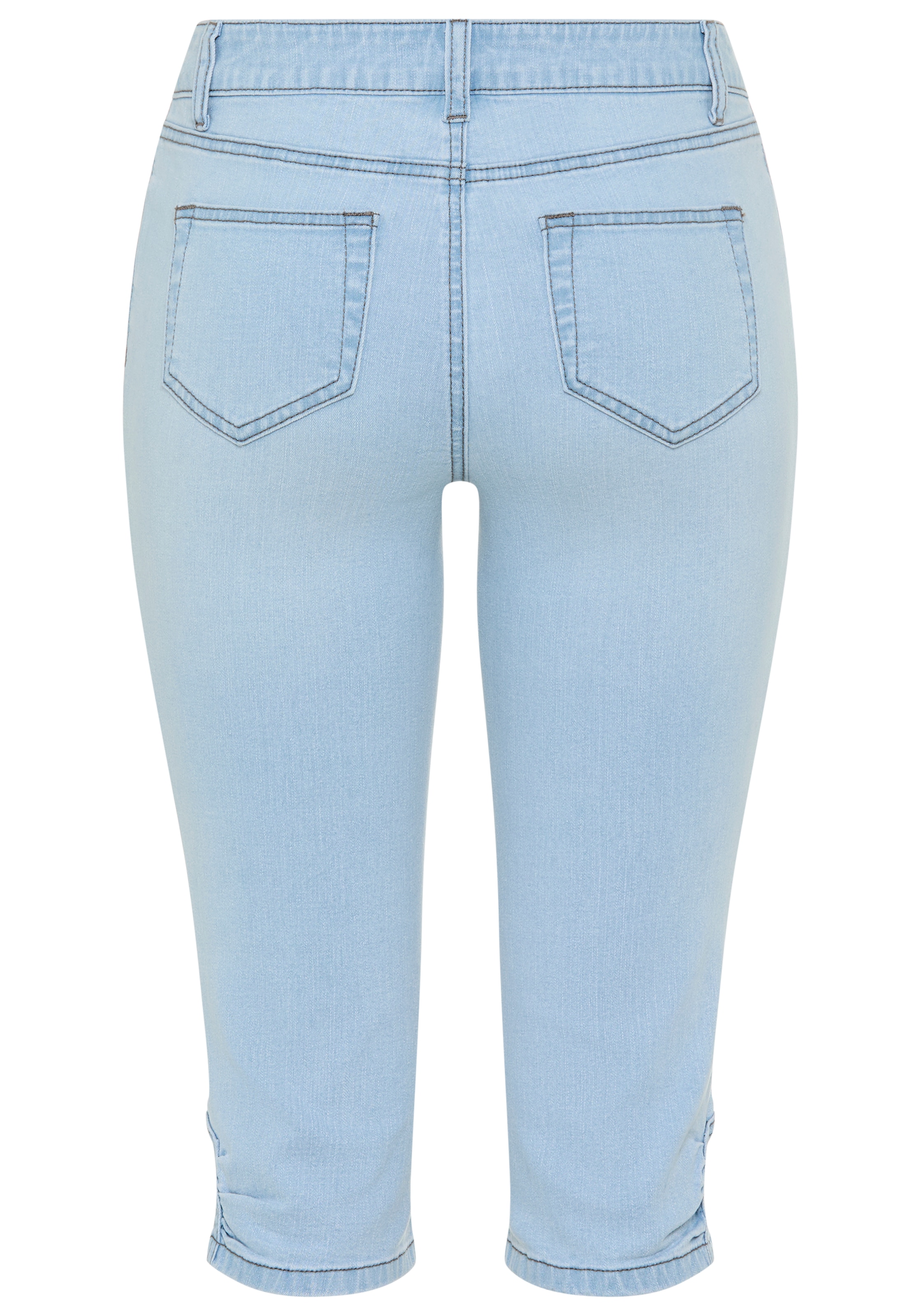 Arizona Caprijeans Skinny Fit, 3/4-Länge, mit Eingrifftaschen und Gesäßtaschen