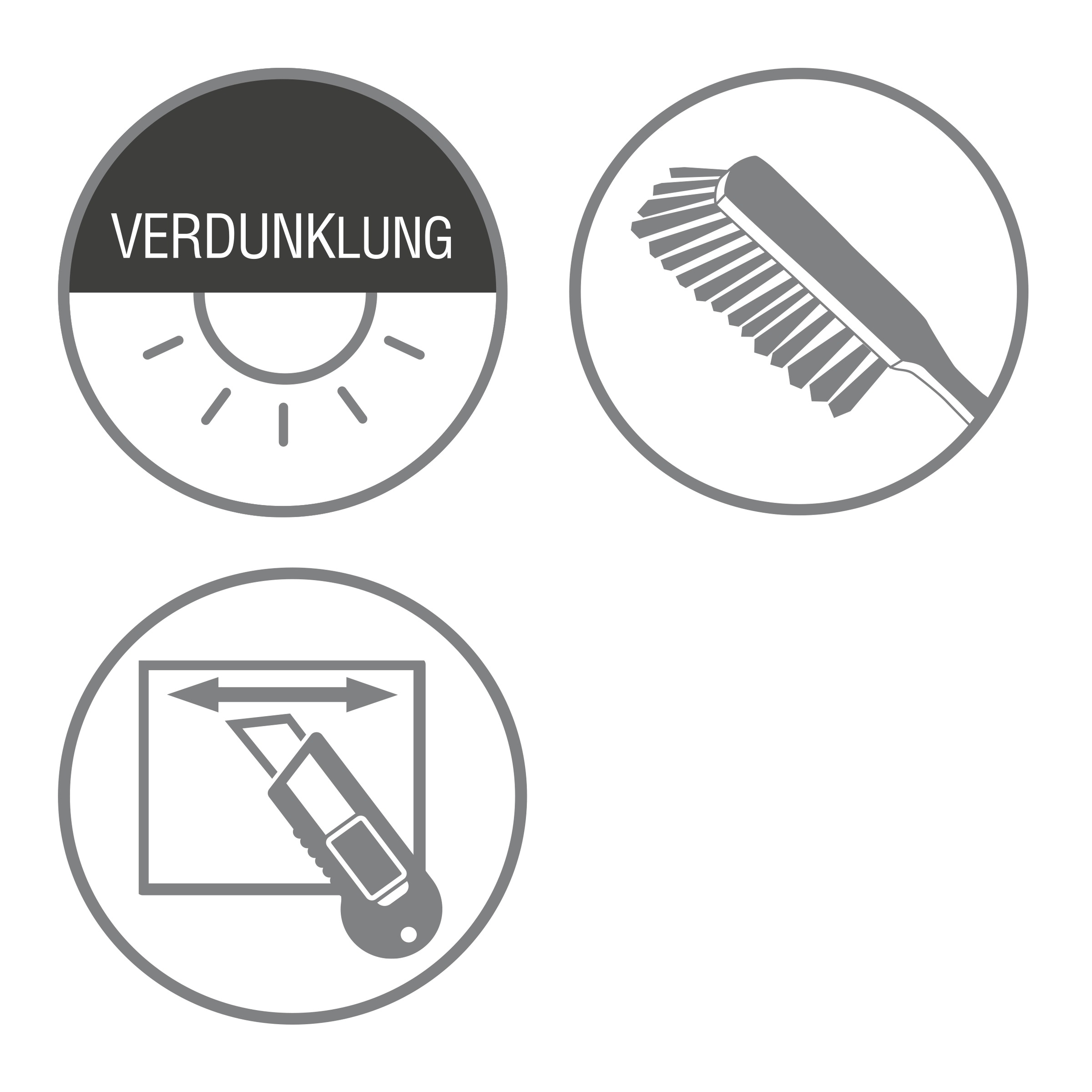 GARDINIA Seitenzugrollo »EASYFIX Rollo Verdunklung Premium«, verdunkelnd, ohne Bohren, Rollokette aus Metall