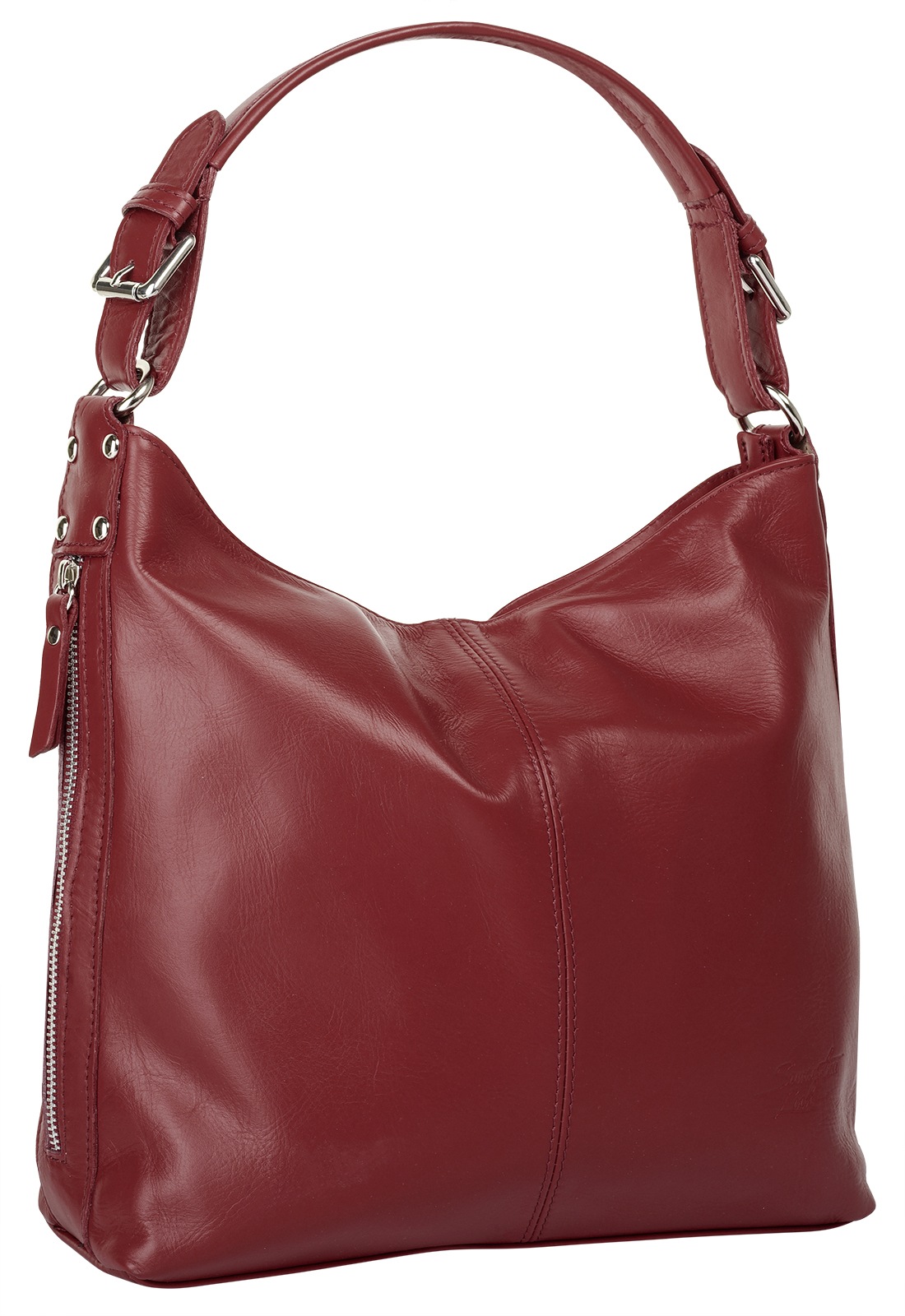 Samantha Look Henkeltasche, echt Leder, Made in Italy