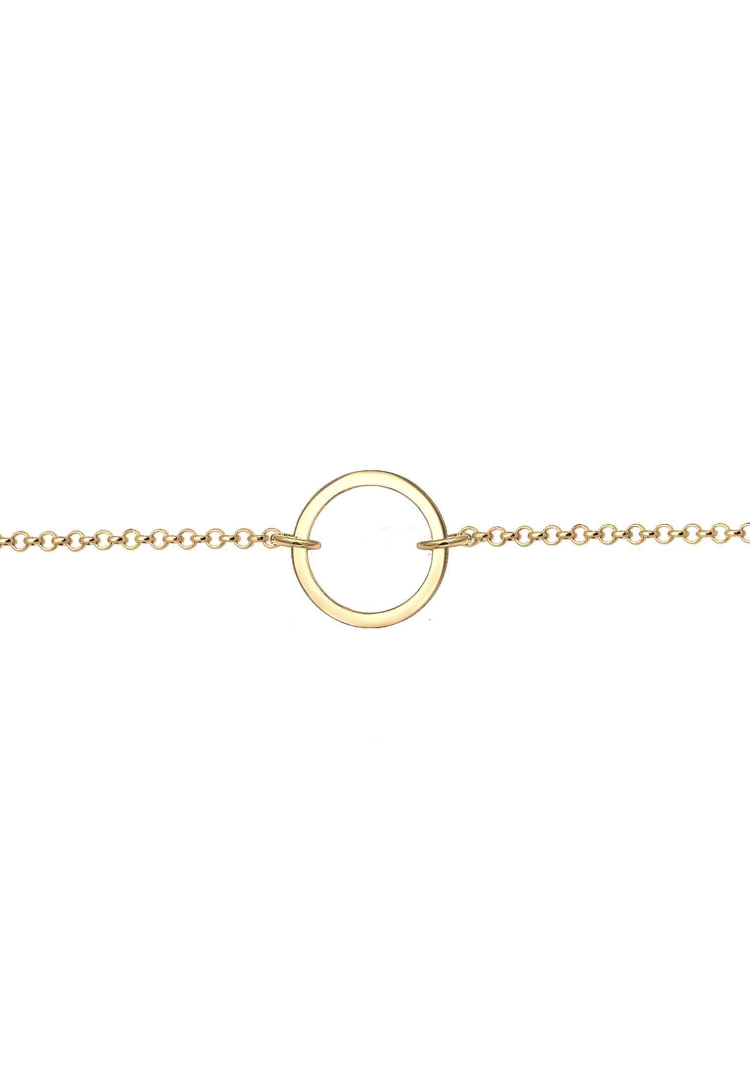 Elli Choker »Halskette Choker Anhänger Kreis Rund 925 Silber«